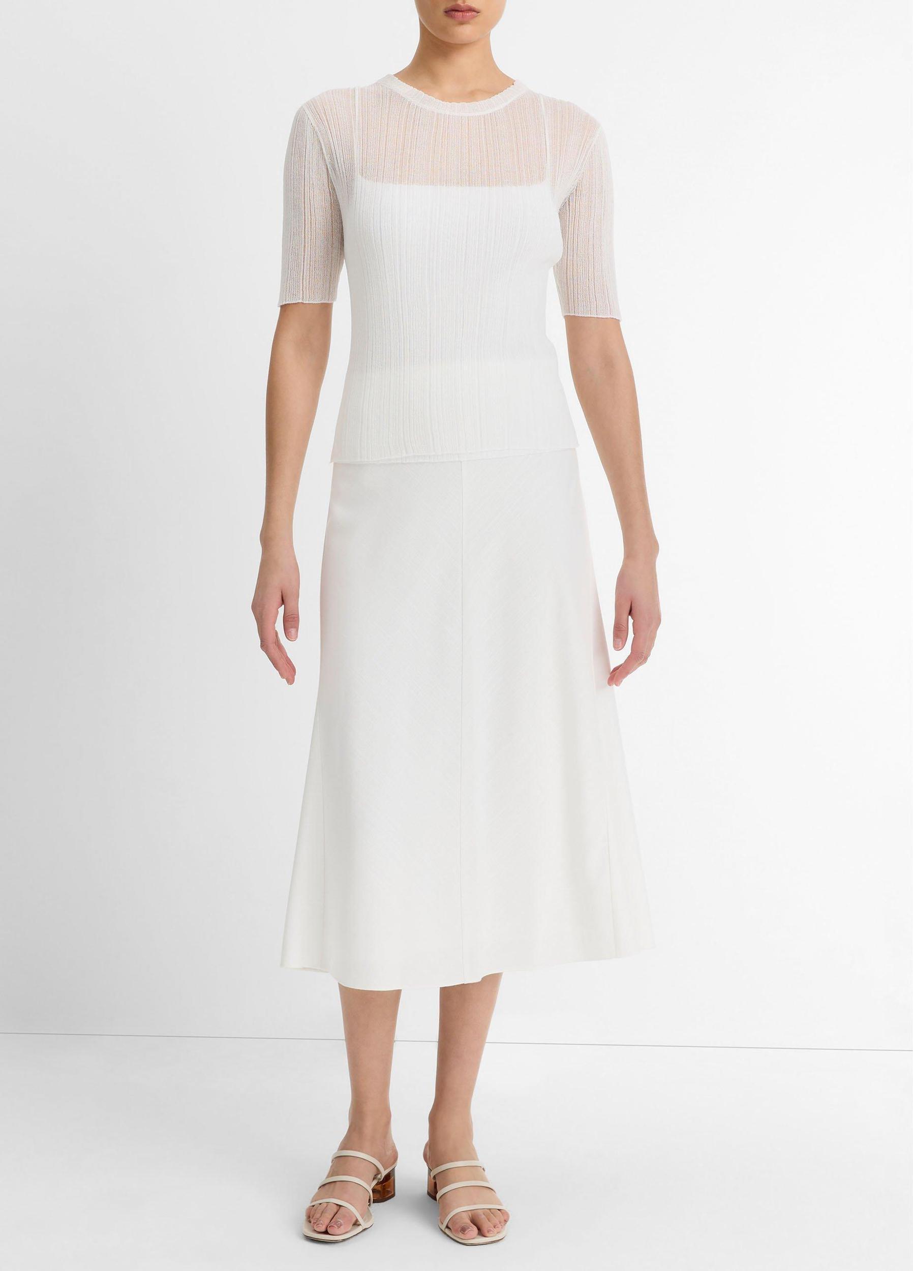 Italian Cotton-Blend Double-Layer Top Product Image