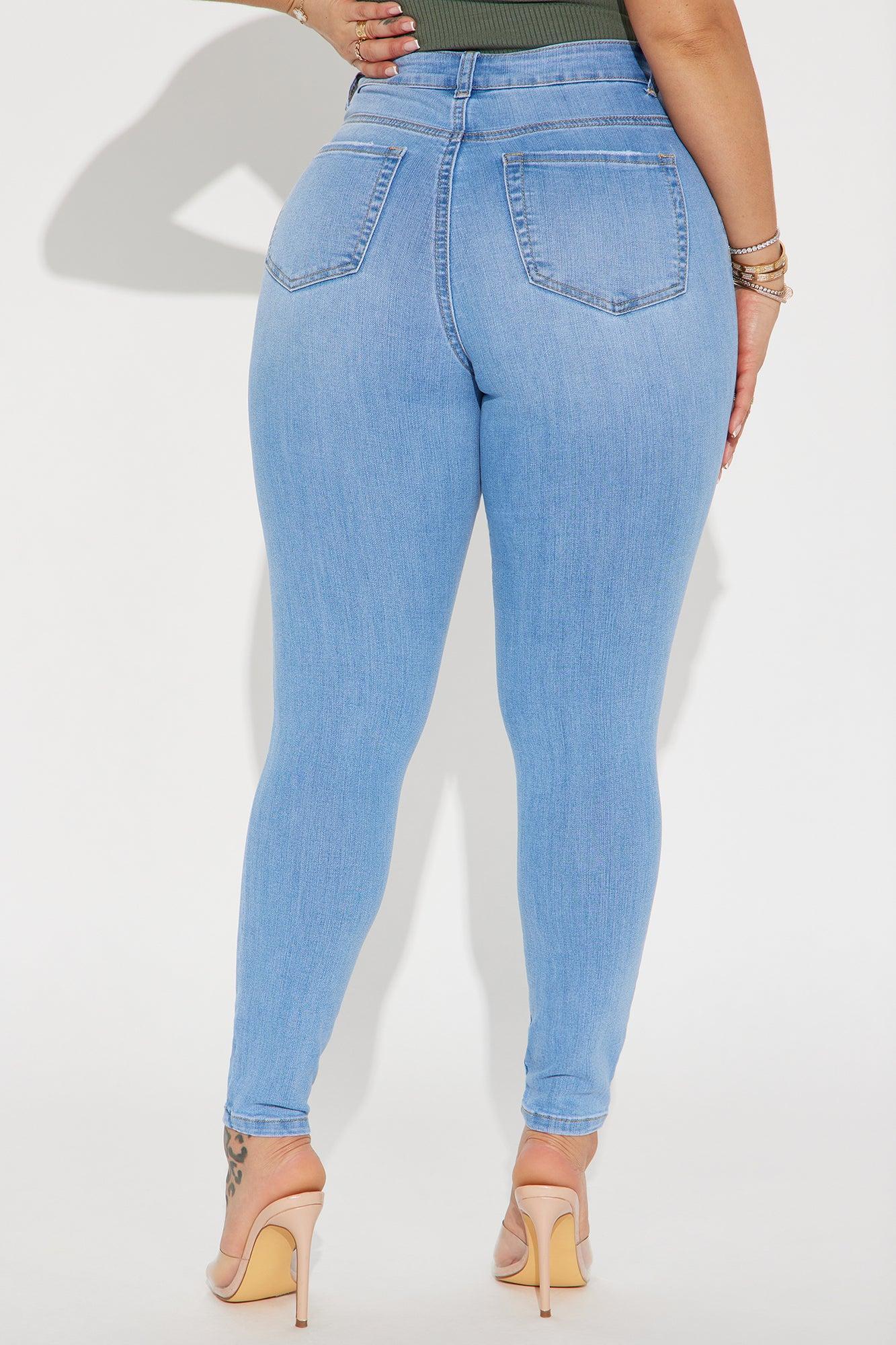 Top Of The Line Stretch Skinny Jeans - Light Wash Product Image