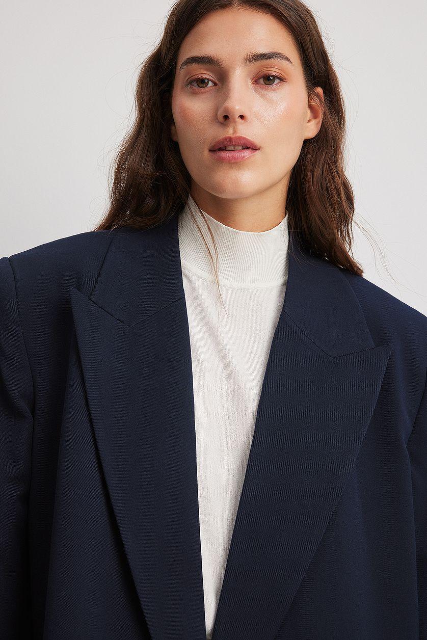 Oversized Padded Blazer Jacket Product Image