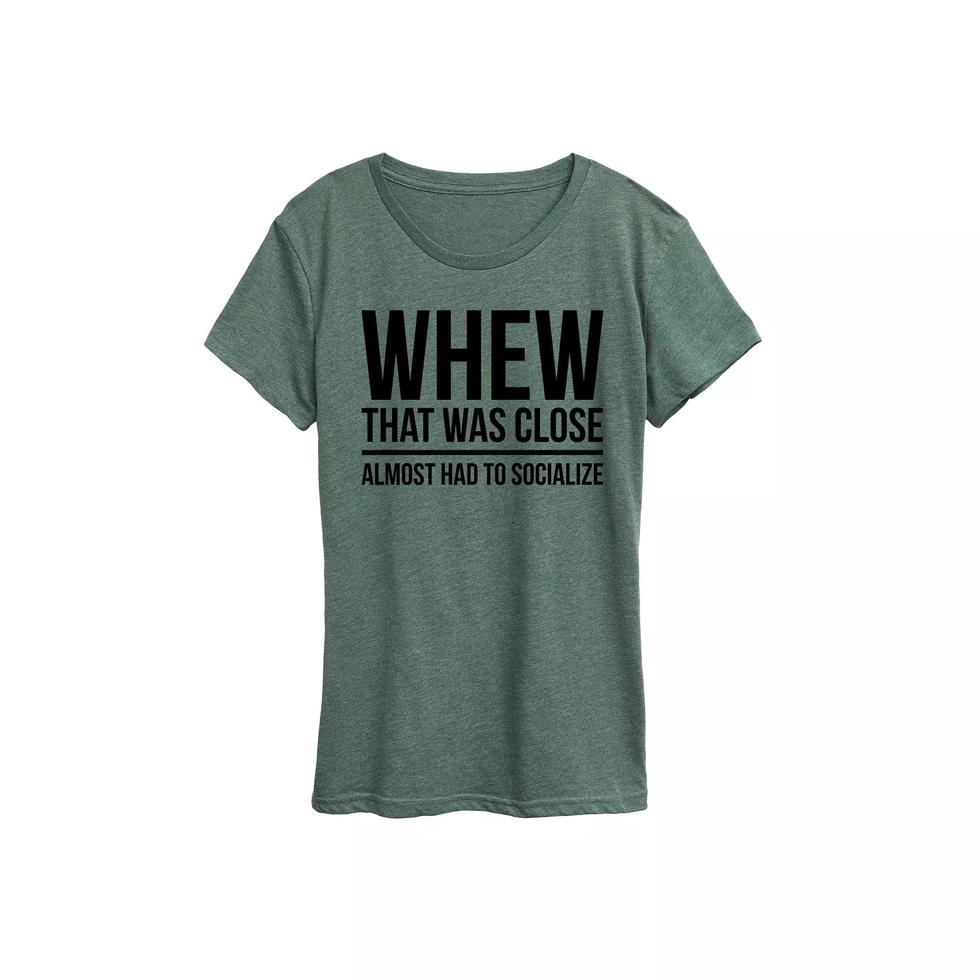 Women's Almost Had To Socialize Graphic Tee,  Product Image