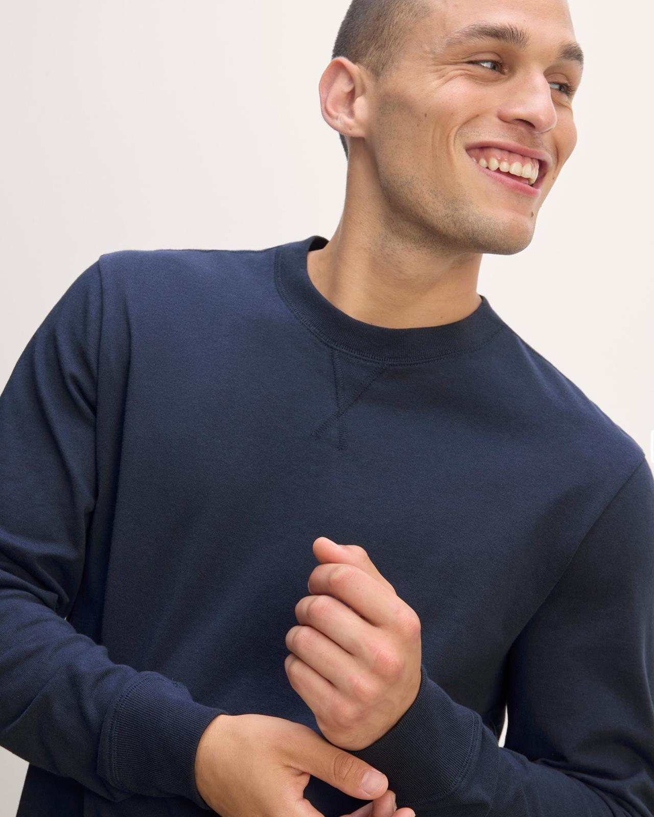 Mens Premium-Weight Relaxed Crew T-Shirt by Everlane Product Image