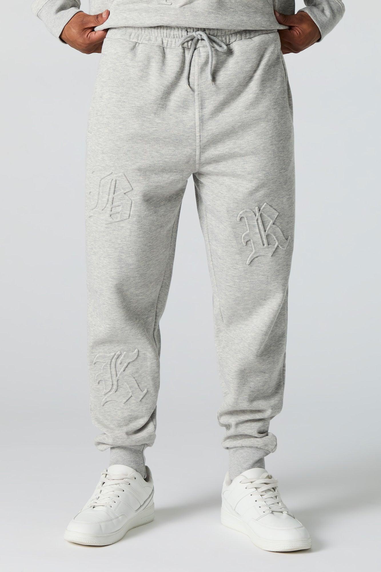 Embossed Fleece Jogger Male Product Image