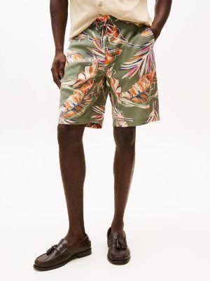 Relaxed Fit 7" Banana Leaf Print Short Product Image