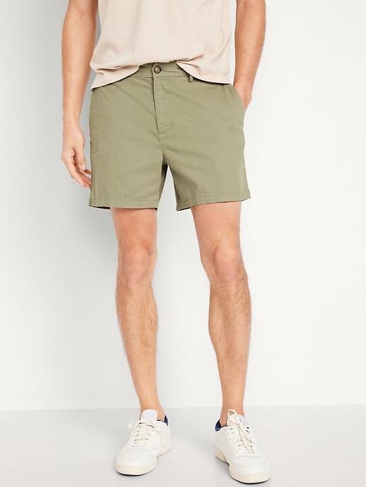 Slim Built-In Flex Rotation Chino Shorts -- 5-inch inseam Product Image