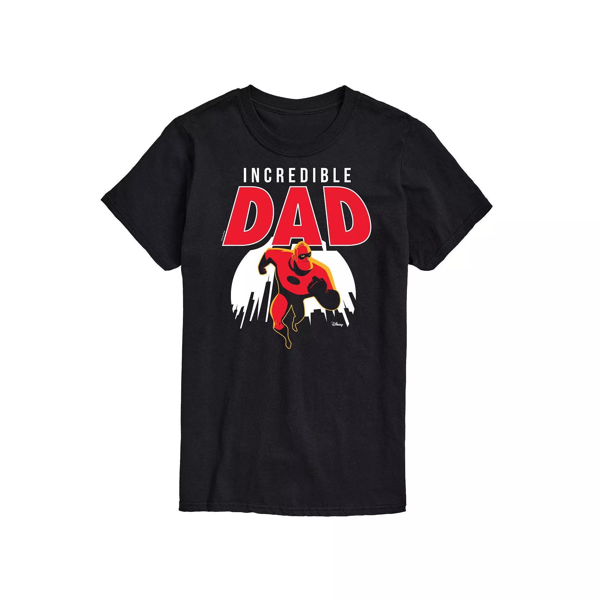 Disney's Men's The Incredibles Incredible Dad Tee,  Product Image