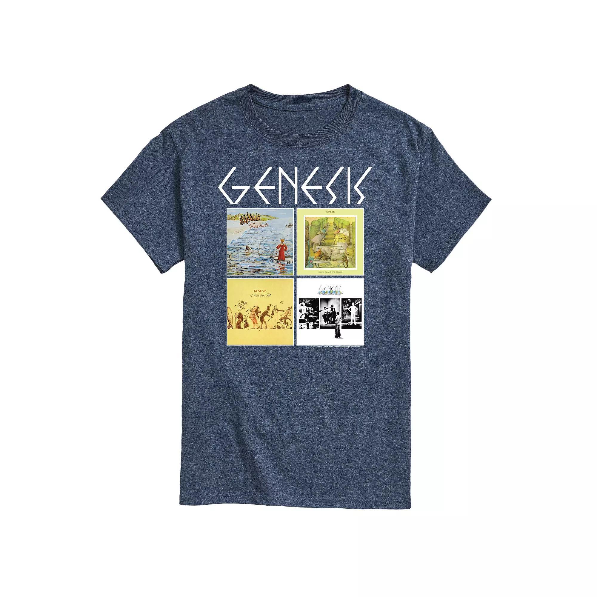Big & Tall Genesis Album Grid Tee, Men's,  Product Image