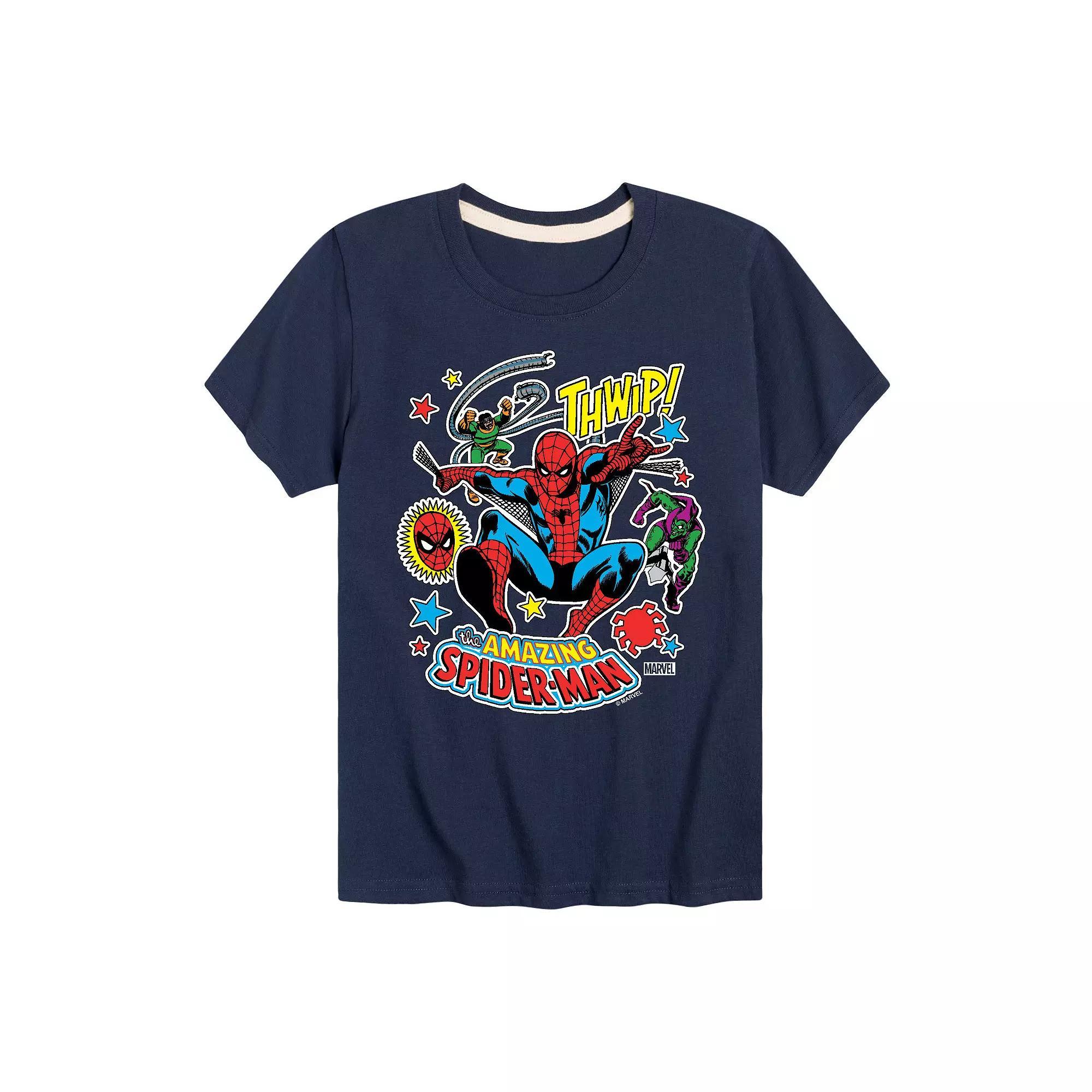 Boys 8-20 Marvel Spider-Man Stickers Graphic Tee, Boy's,  Product Image