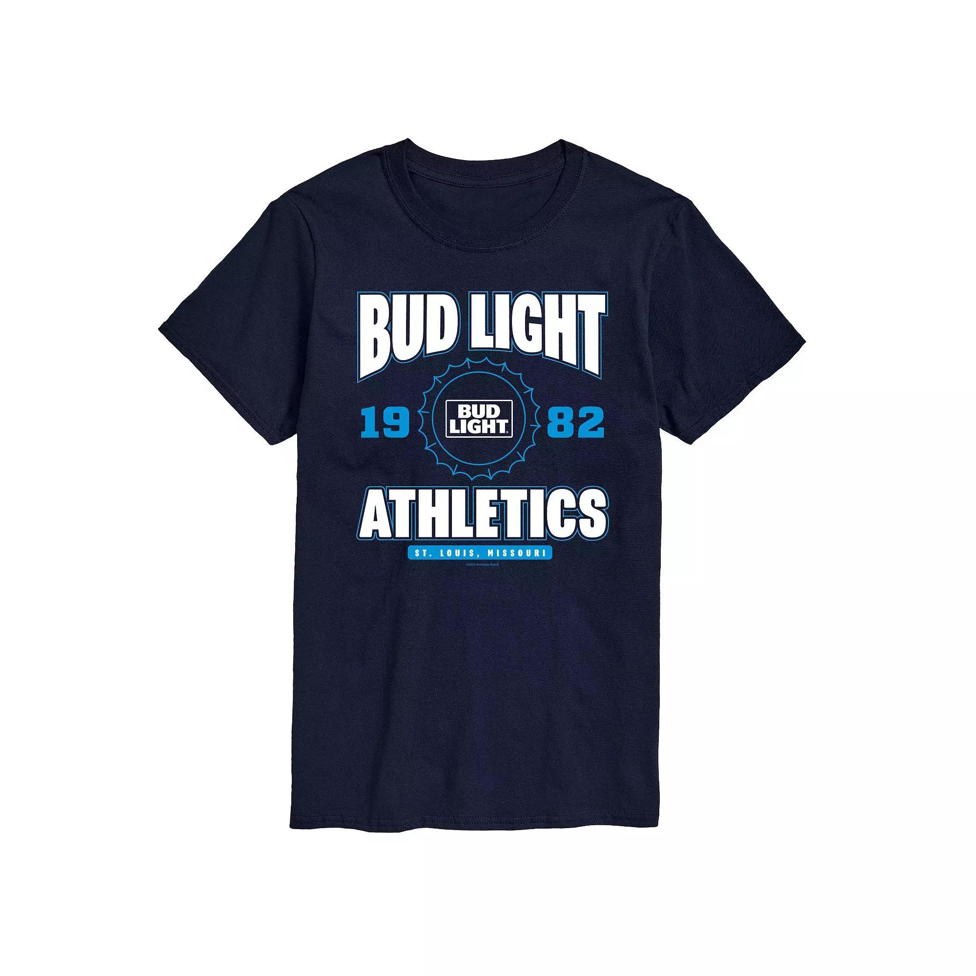 Big & Tall Bud Light Collegiate 1982 Graphic Tee, Men's,  Product Image