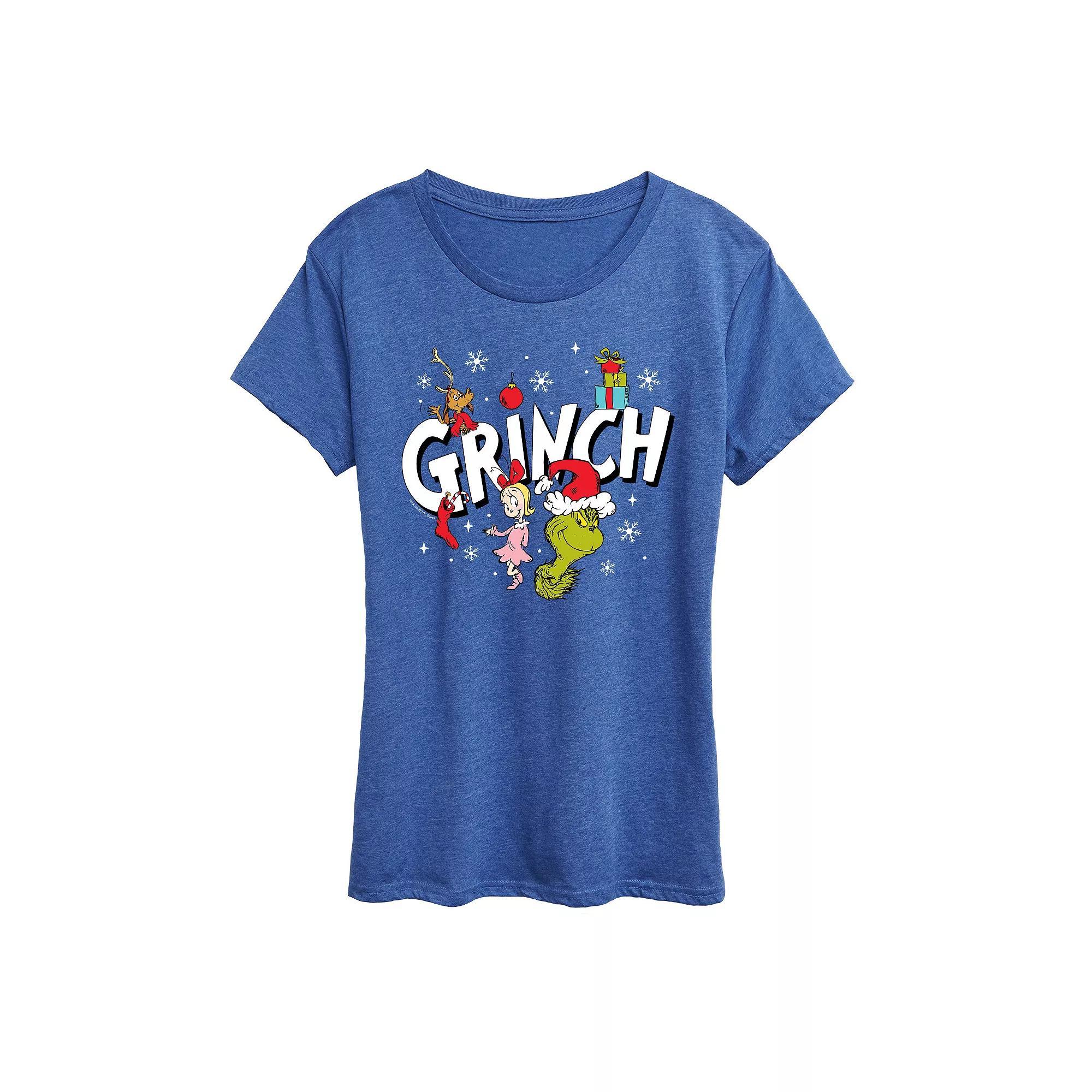Women's Dr. Seuss Grinch Group Graphic Tee,  Product Image