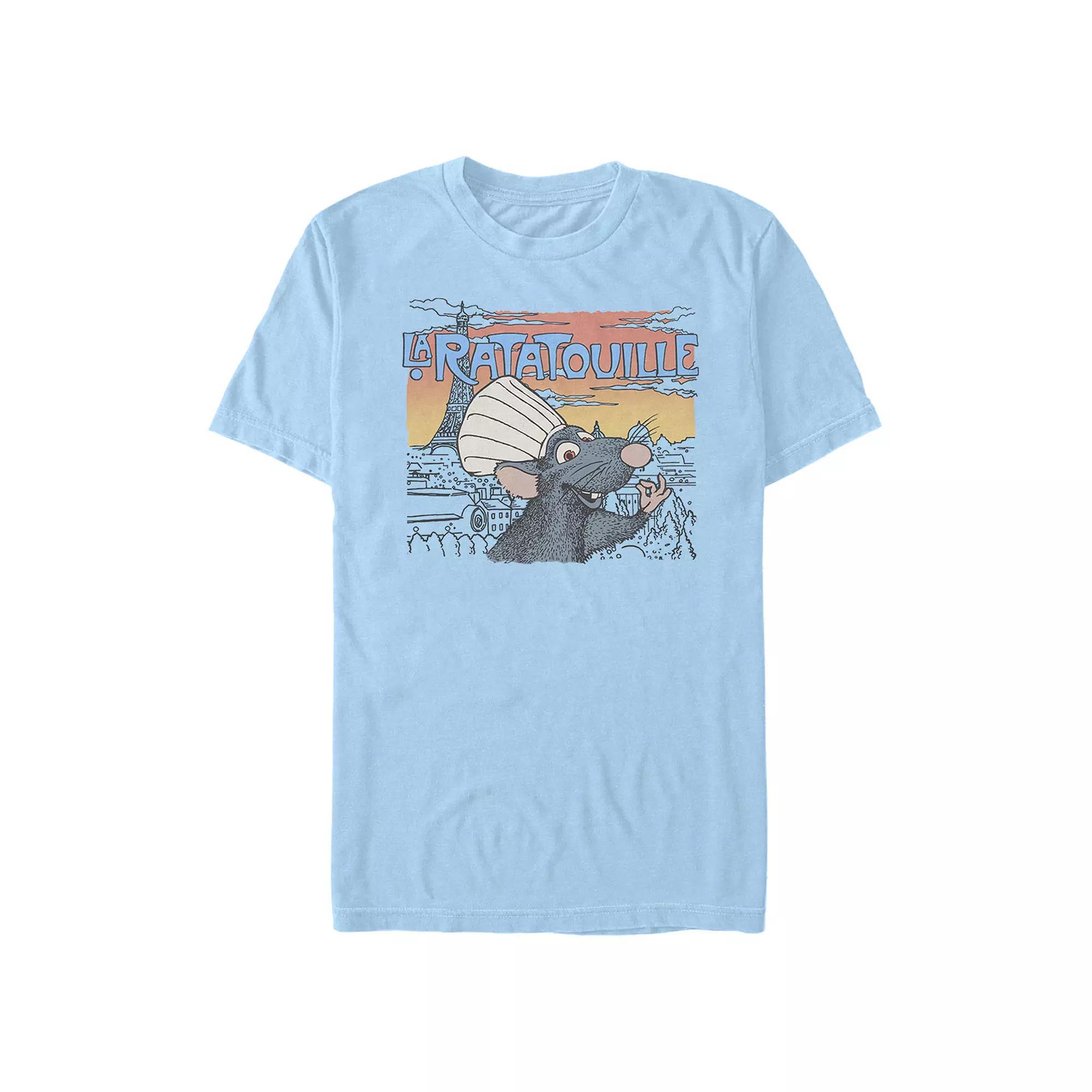 Disney / Pixar's Ratatouille Remy Wearing Chef's Hat Men's Graphic Tee,  Product Image