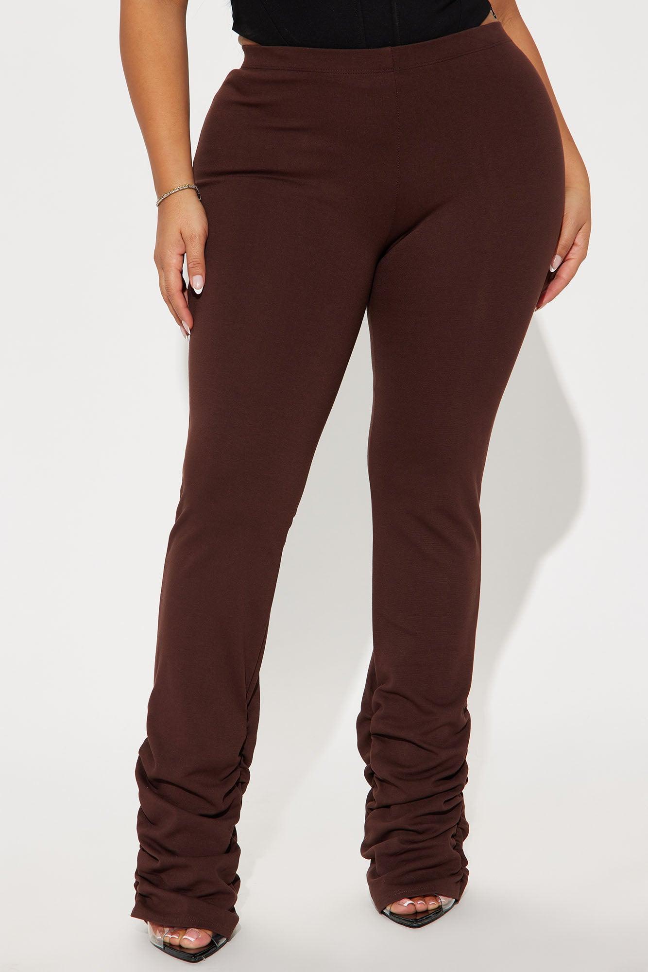 Love Galore Stacked Legging - Chocolate Product Image