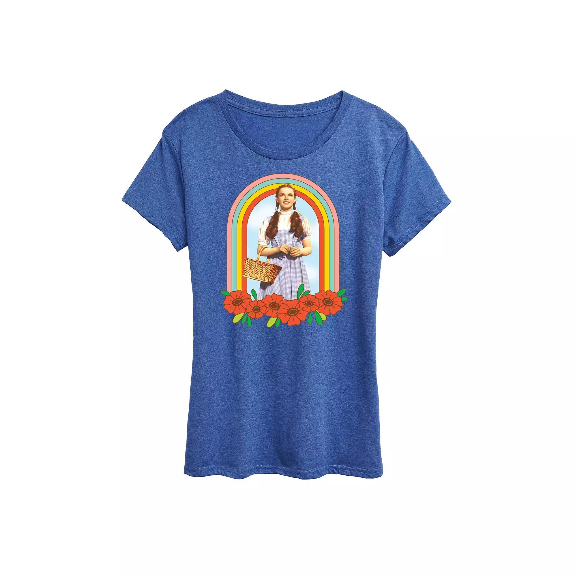 Women's Wizard of Oz Dorothy Rainbow Graphic Tee, Girl's,  Product Image