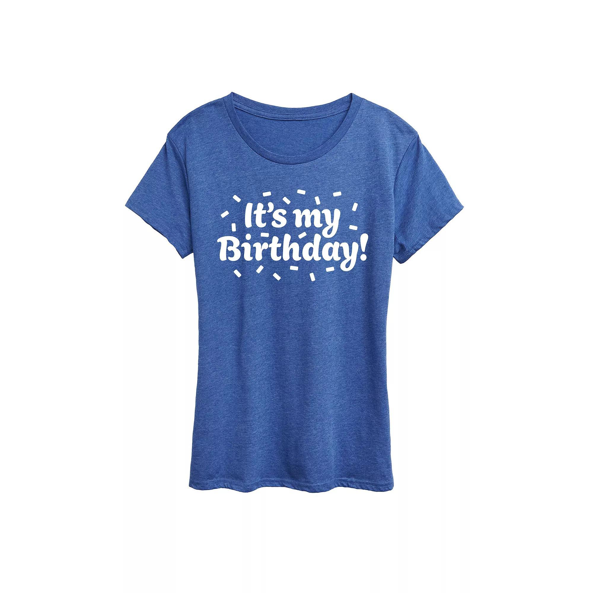 Women's It's My Birthday Graphic Tee,  Product Image
