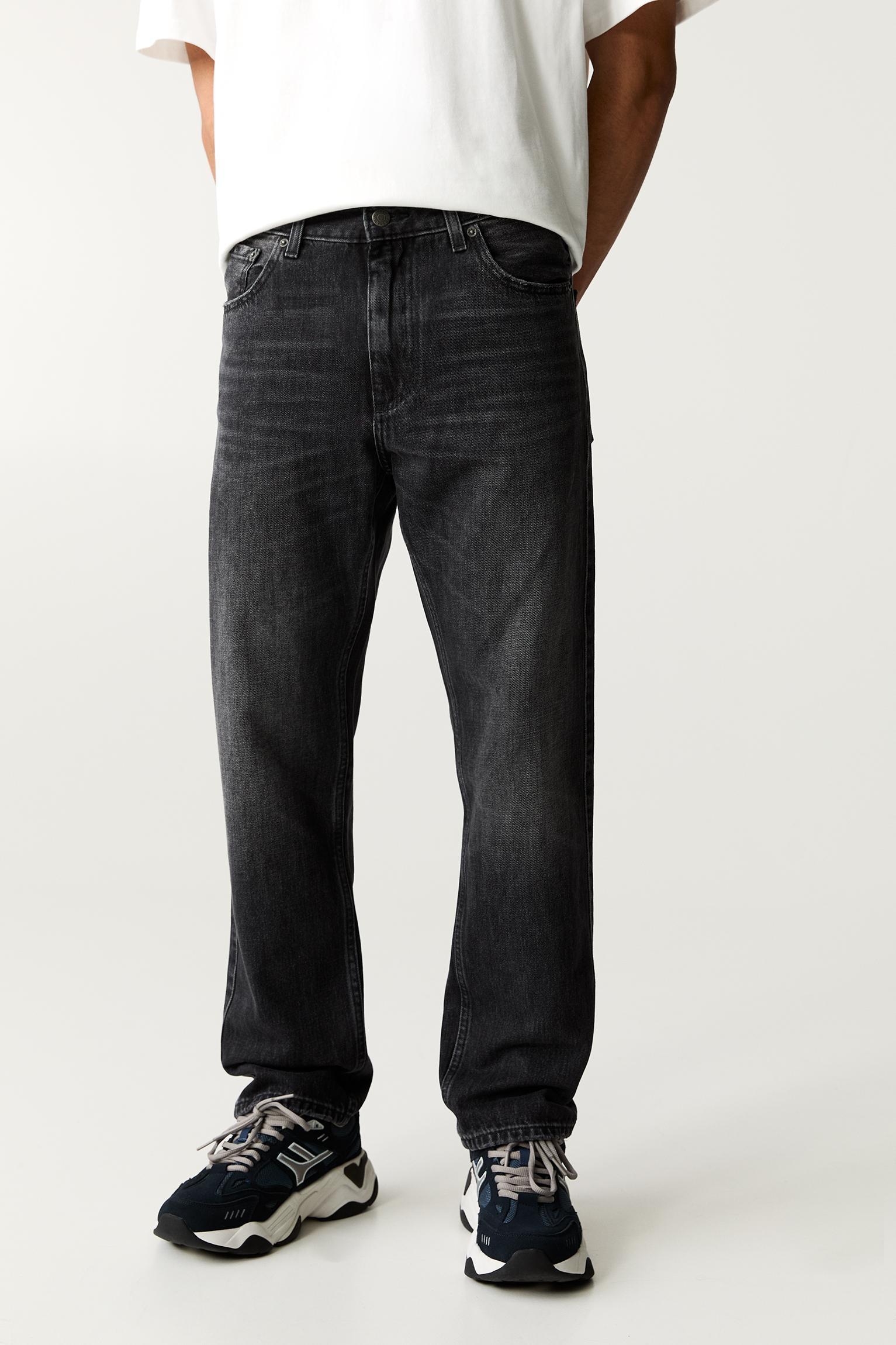 Straight fit vintage jeans Product Image