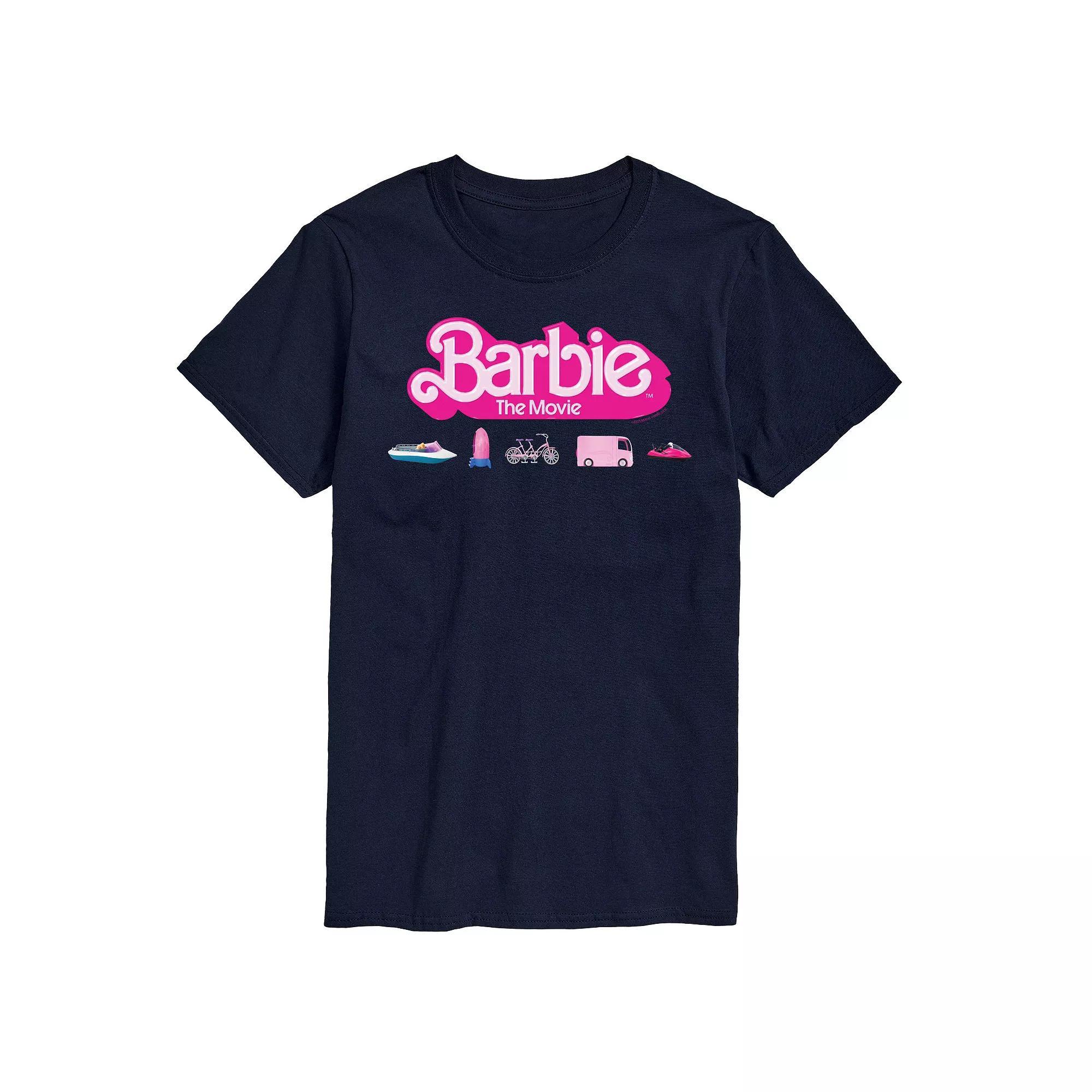 Big & Tall Barbie The Movie Theatrical Vehicle Graphic Tee, Men's,  Product Image