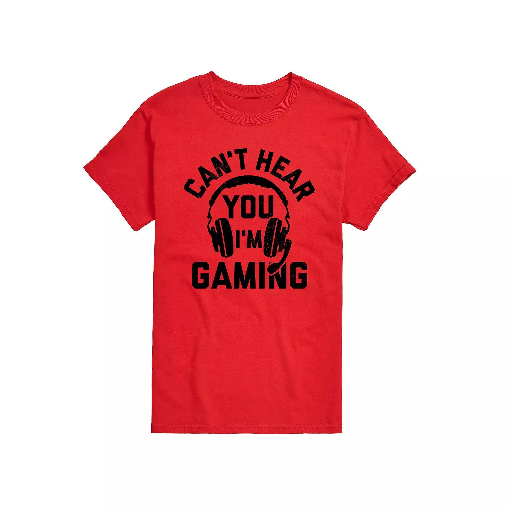 Men's Cant Hear You Gaming Tee,  Product Image