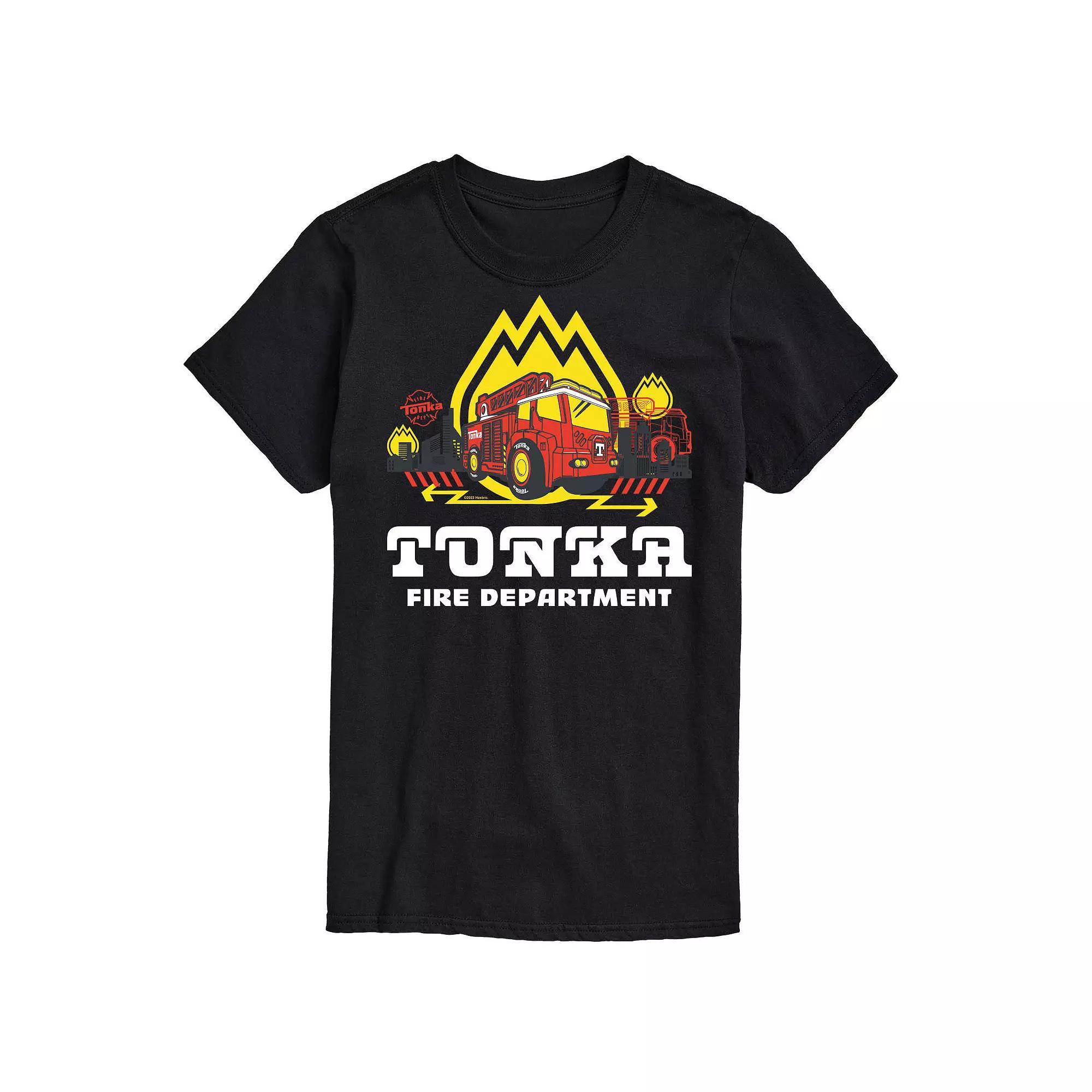 Big & Tall Tonka Fire Department Graphic Tee, Men's, Size: 4XB, Black Product Image