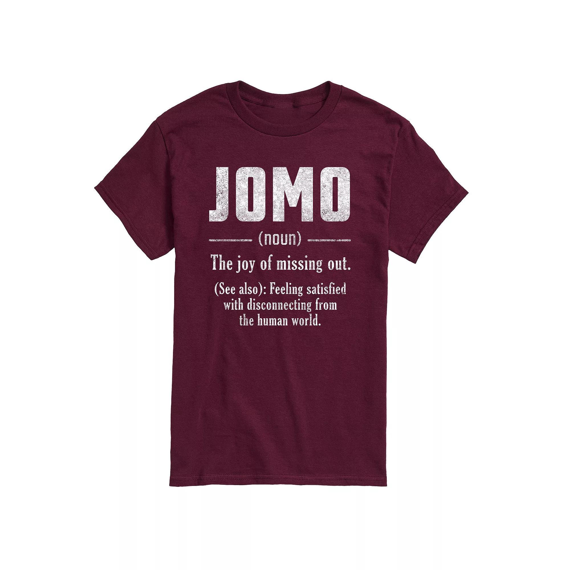 Men's JOMO Graphic Tee, Size: Medium, Red Product Image