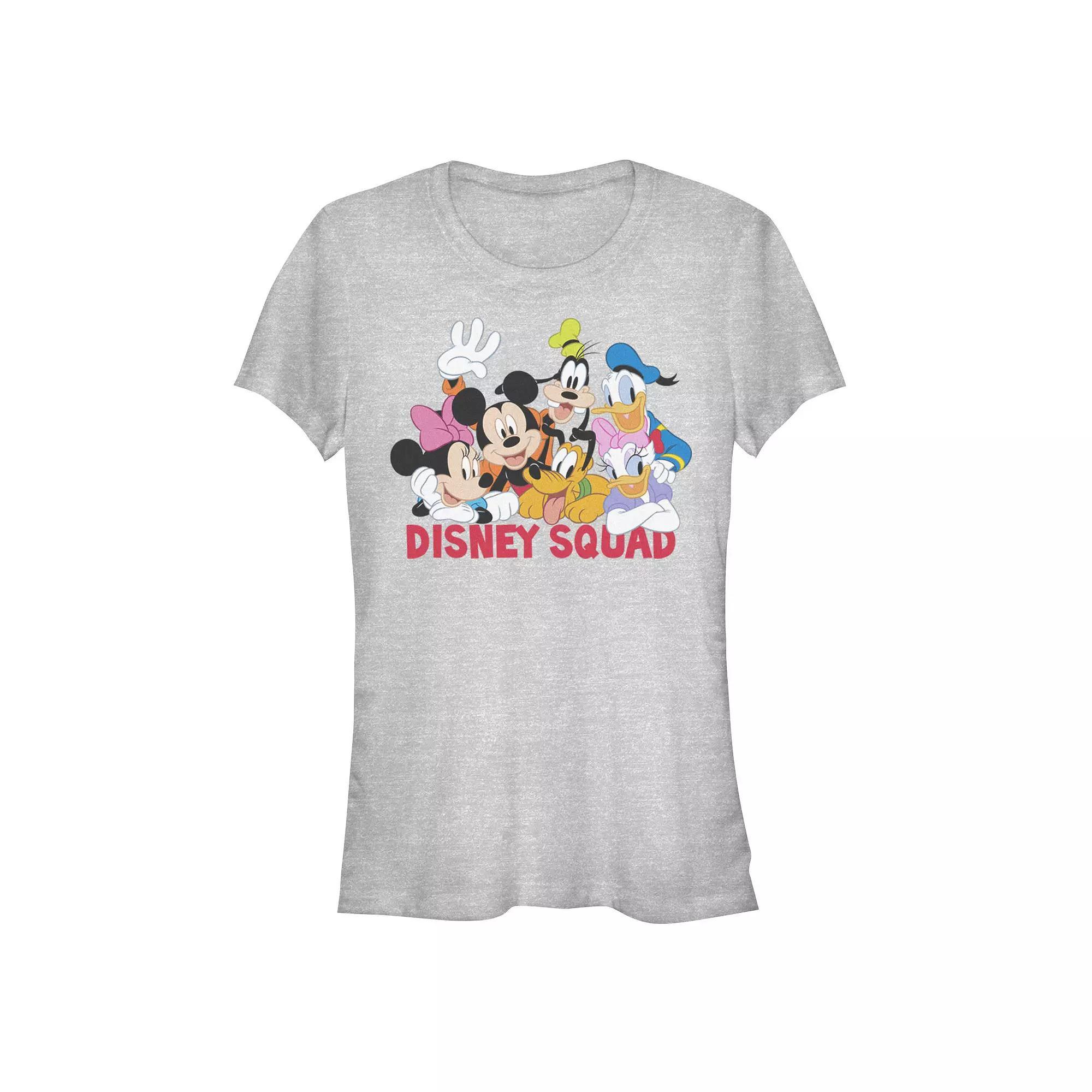 Disney's Mickey And Friends Disney Squad Juniors' Fitted Graphic Tee, Girl's,  Product Image