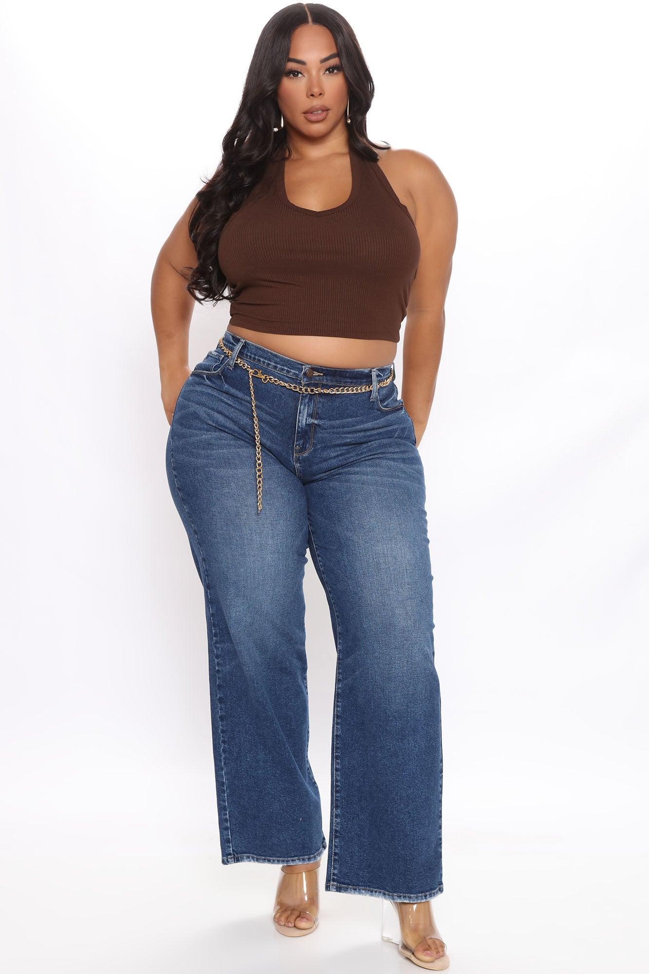 The New Me Halter Top - Chocolate Product Image