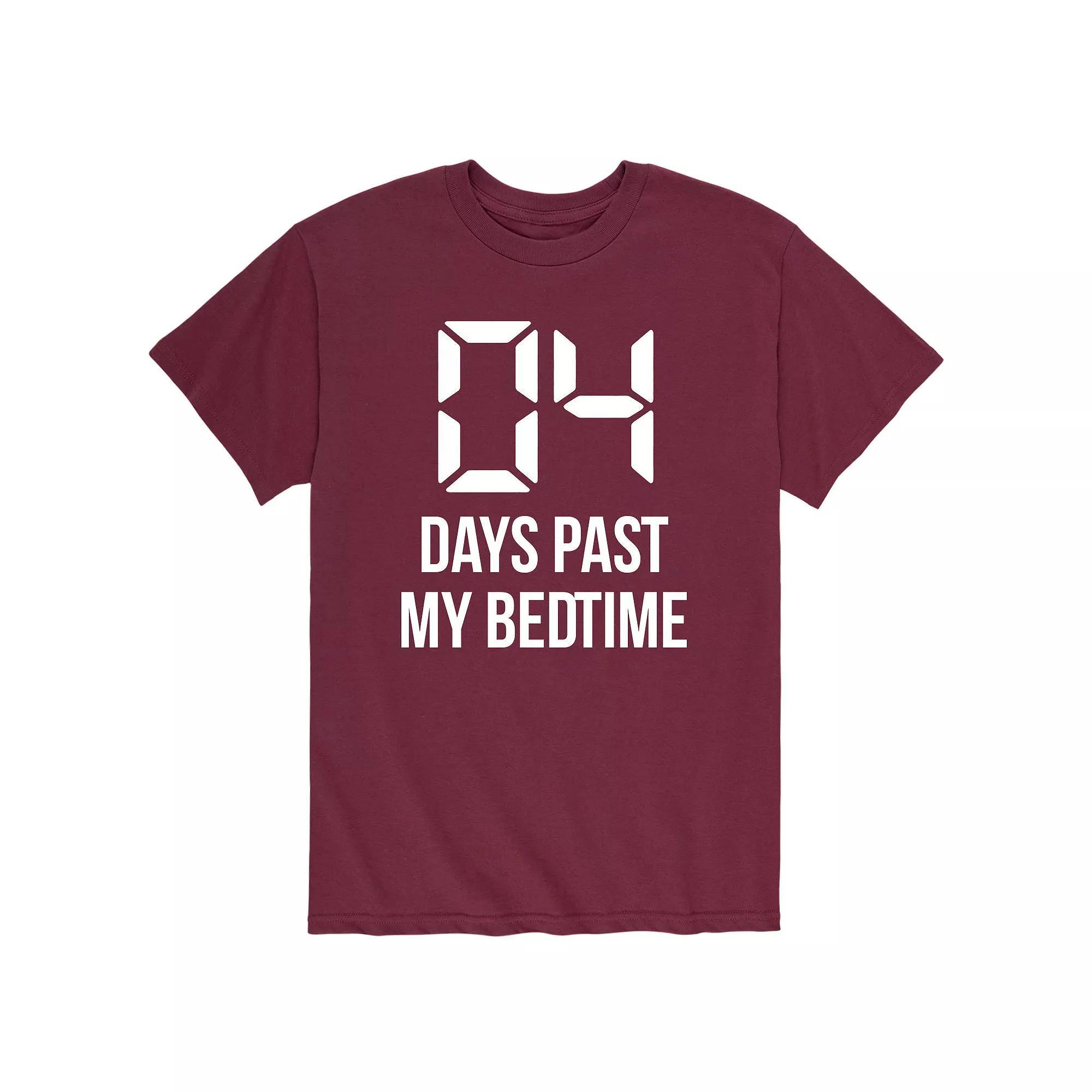 Men's Four Days Past Bedtime Tee, Size: Medium, Red Product Image