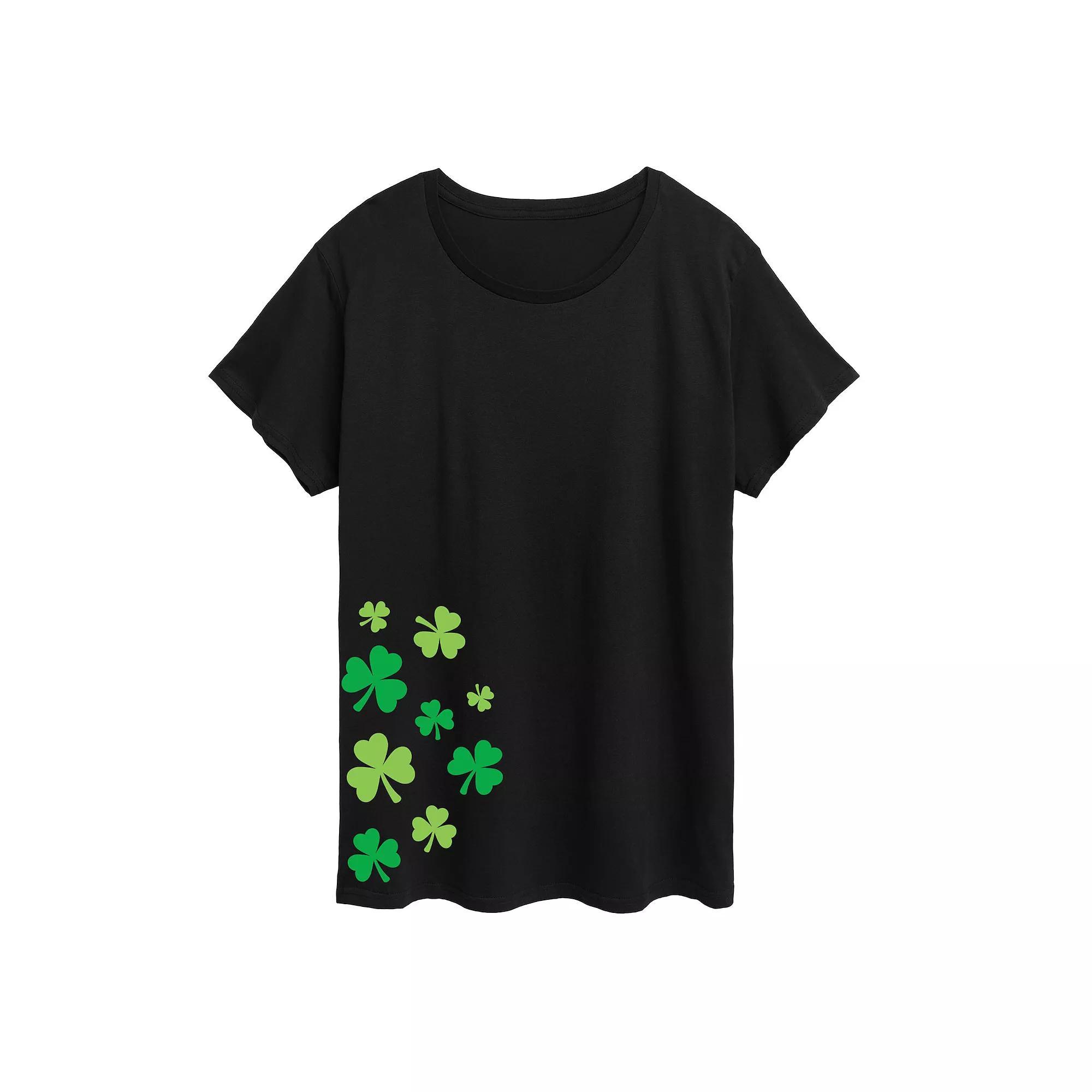 Plus Shamrock Graphic Tee, Women's,  Product Image