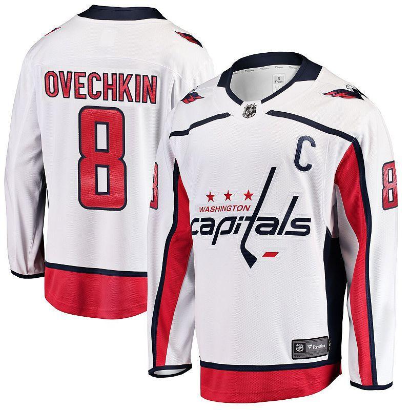 Mens Fanatics Branded Alexander Ovechkin Washington Capitals Breakaway Player Jersey Product Image