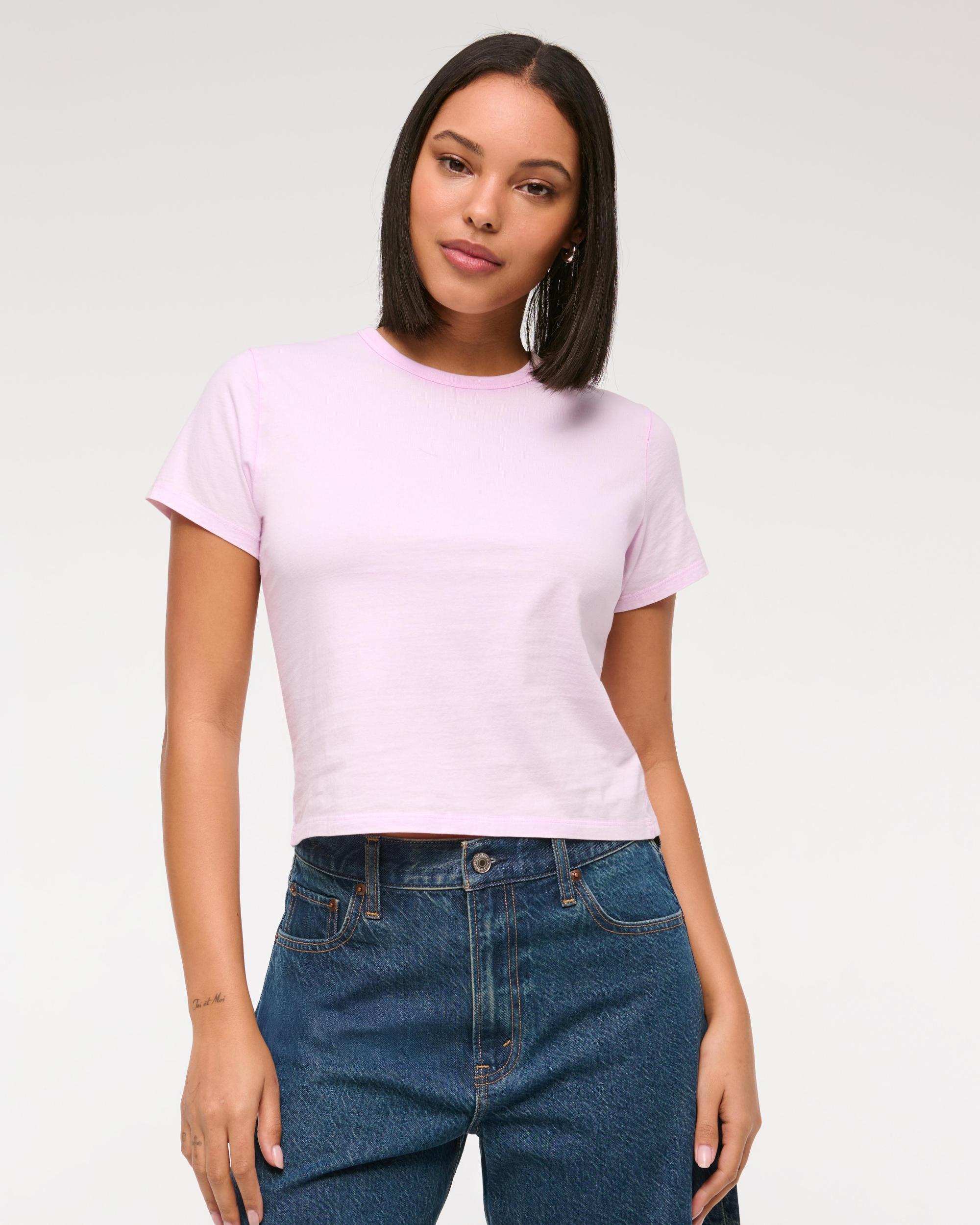 Essential Polished Body-Skimming Tee Product Image