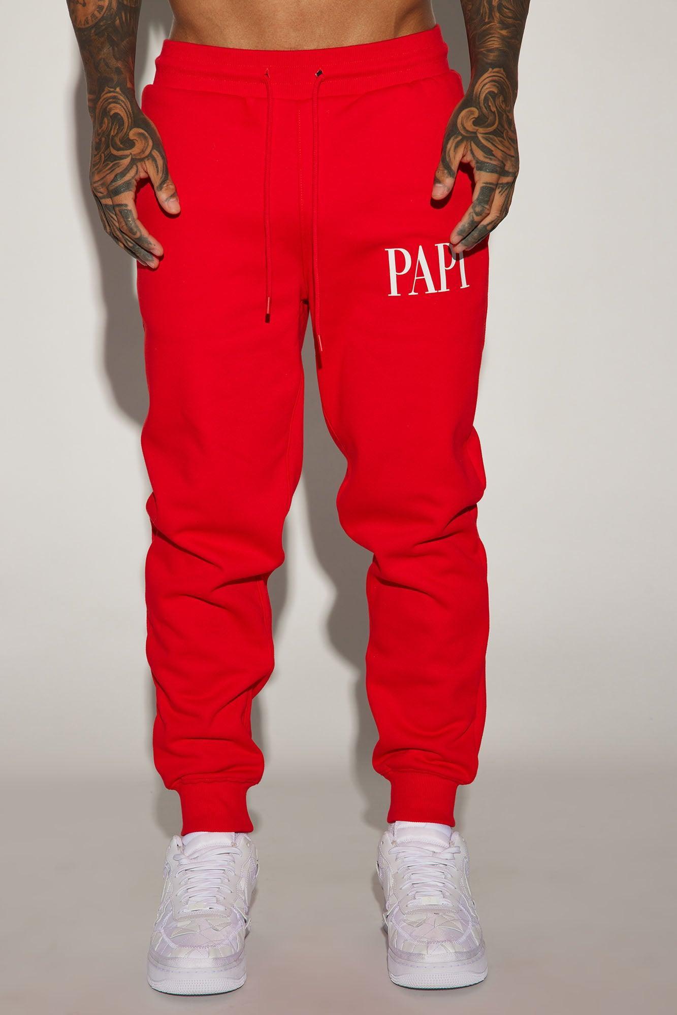 Family Goals Papi Jogger - Red Product Image