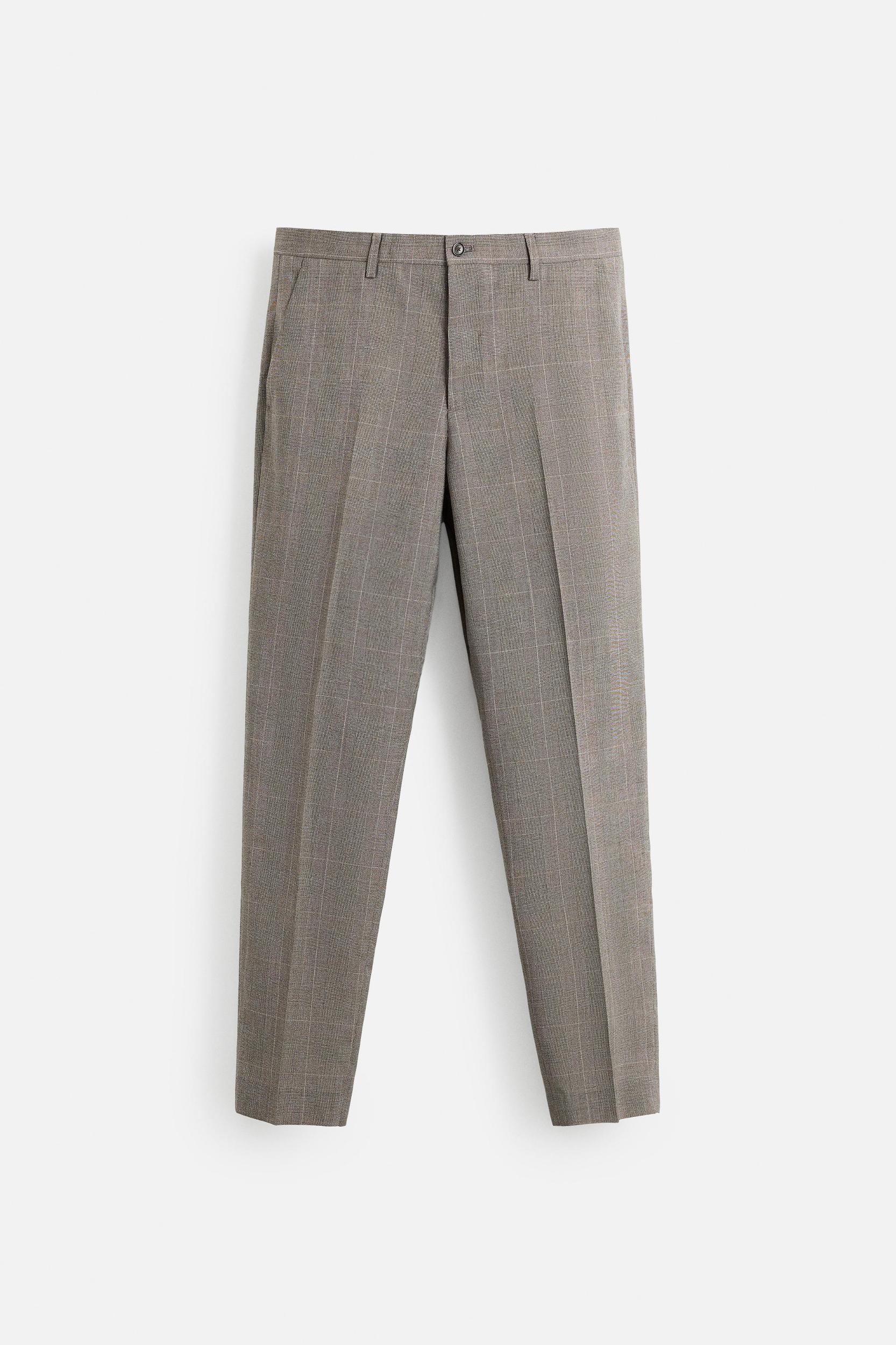 PLAID SUIT PANTS Product Image