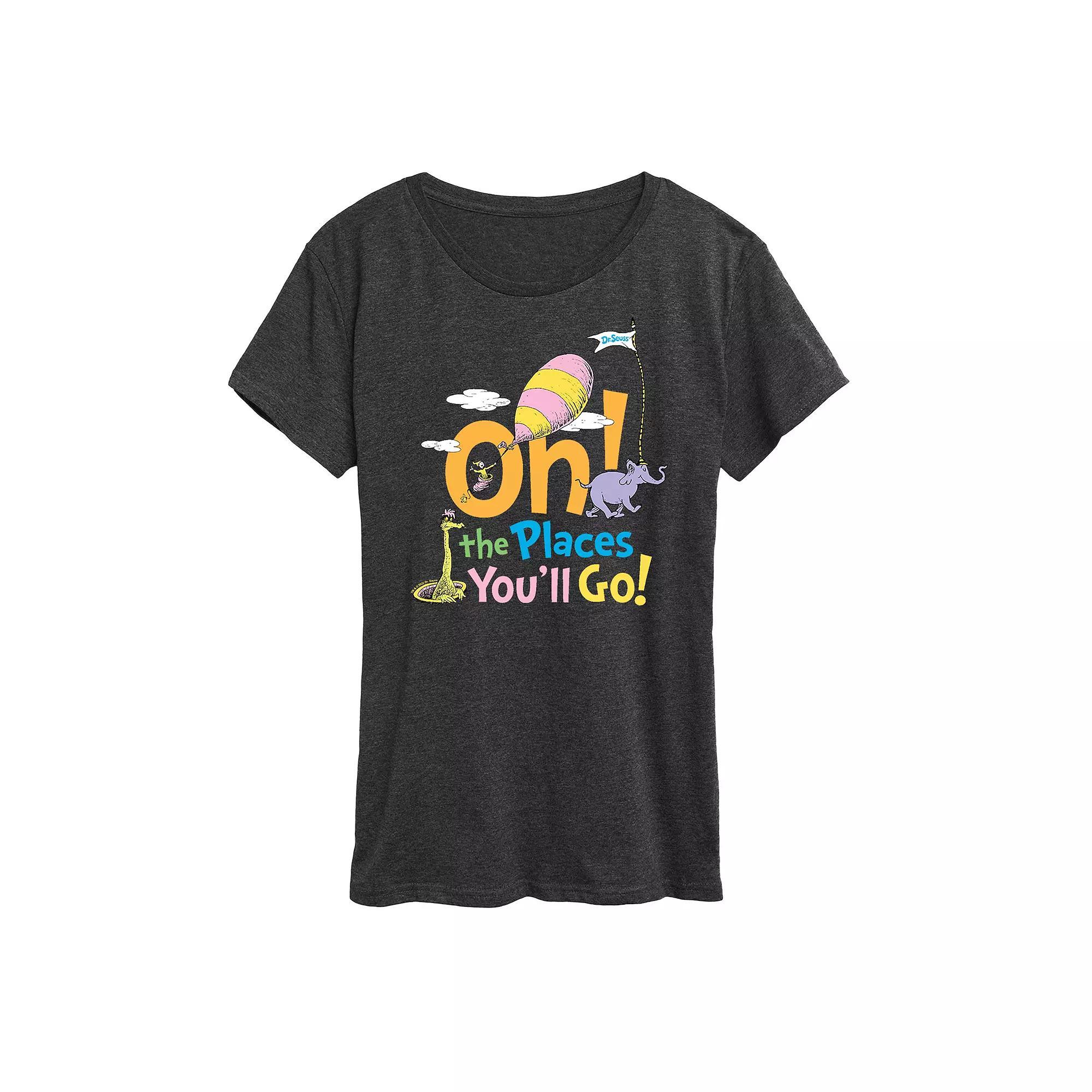 Women's Dr. Seuss Oh The Places You'll Go Graphic Tee, Girl's,  Product Image