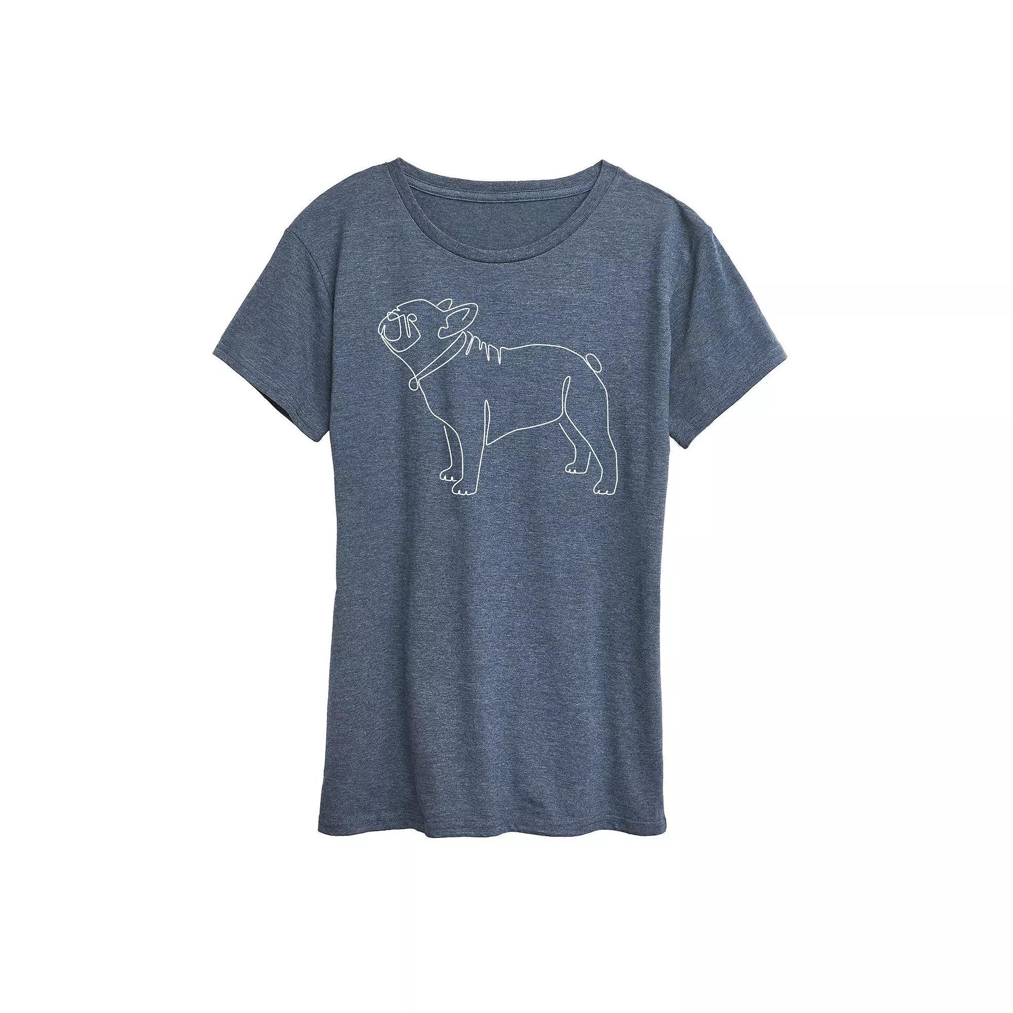 Women's Milwaukee's Best Premium Graphic Tee, Size: Small, Grey Blue Product Image