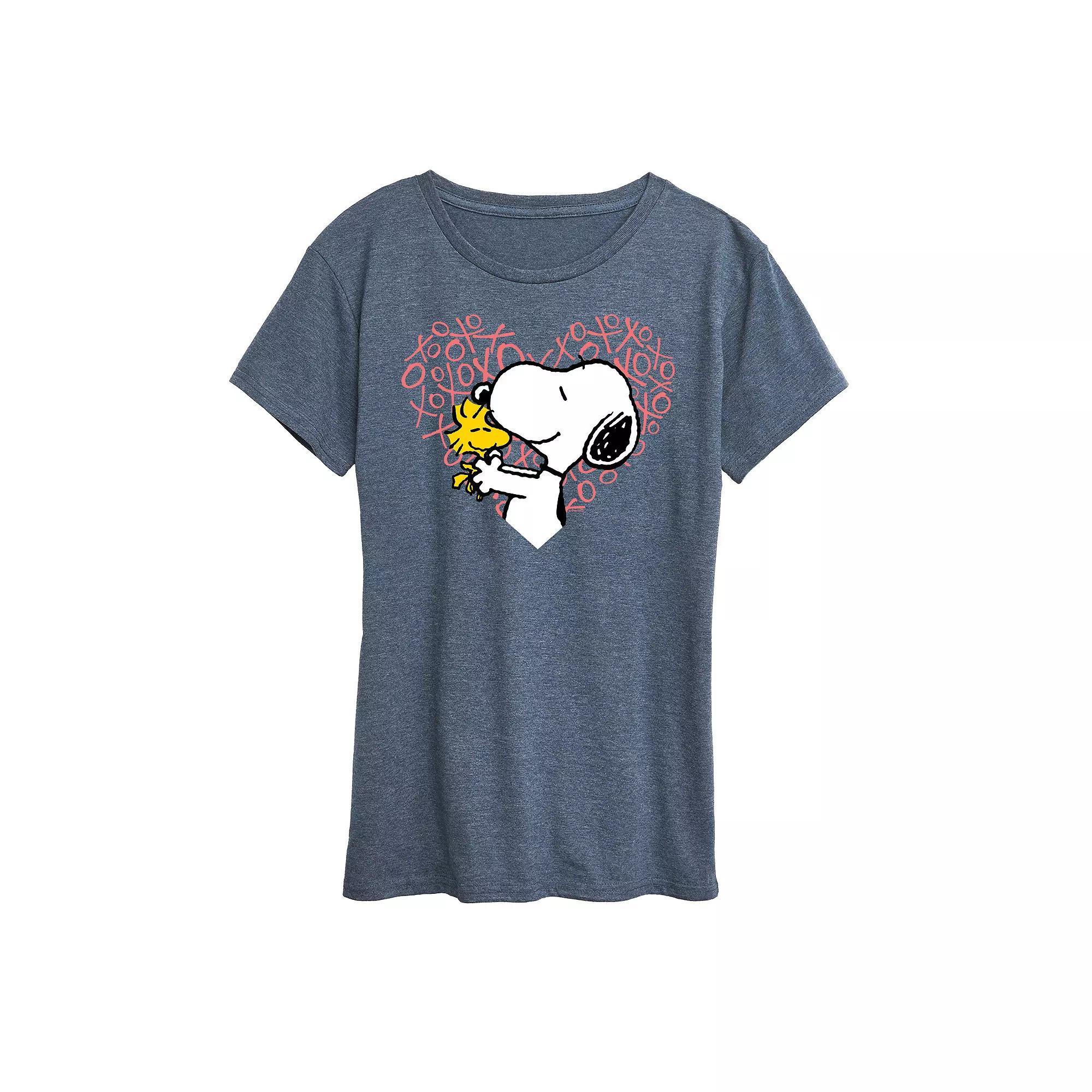 Women's IF Movie Blossom Sketchbook Graphic Tee, Size: Medium, Grey Blue Product Image