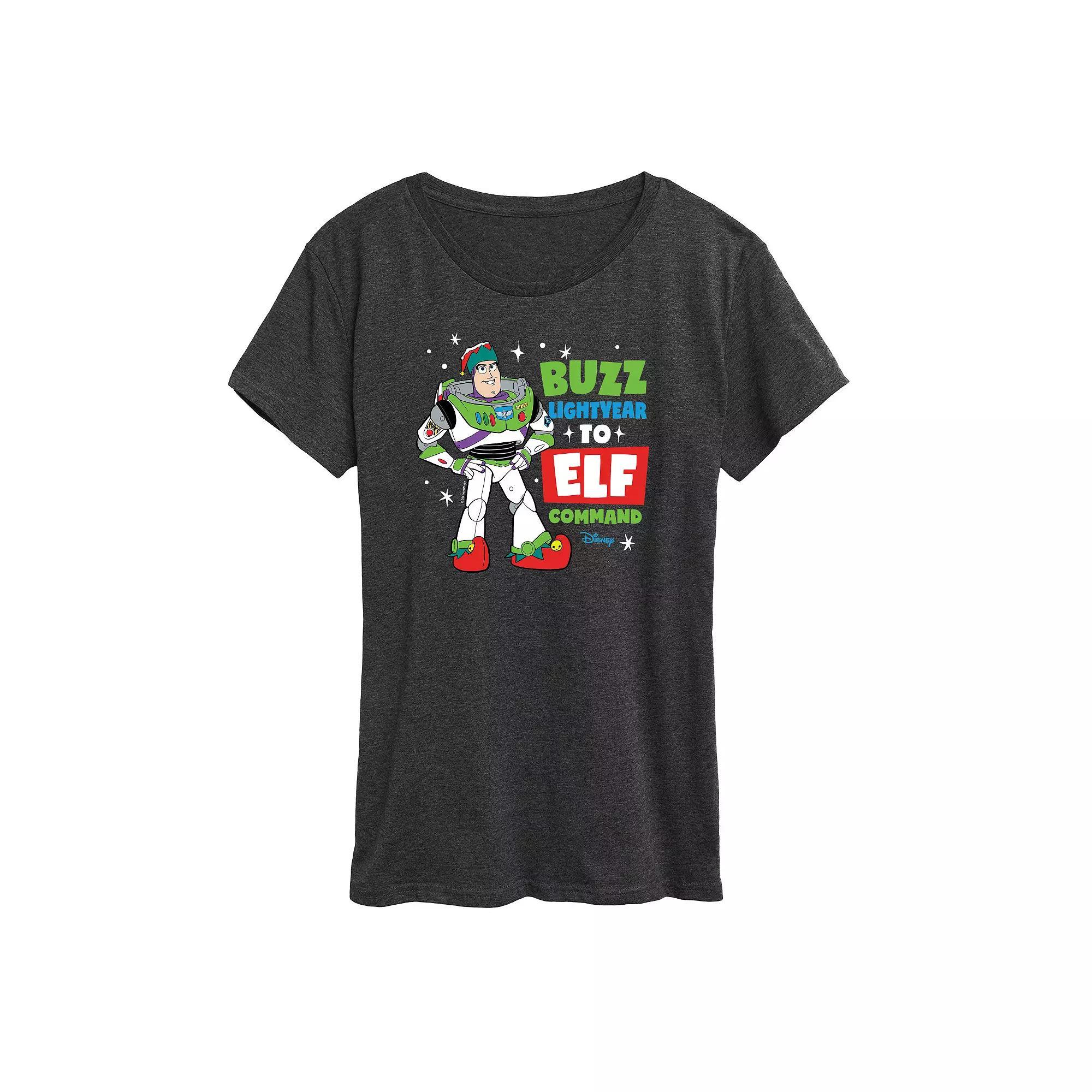 Disney / Pixar's Toy Story Women's Elf Command Graphic Tee, Girl's,  Product Image