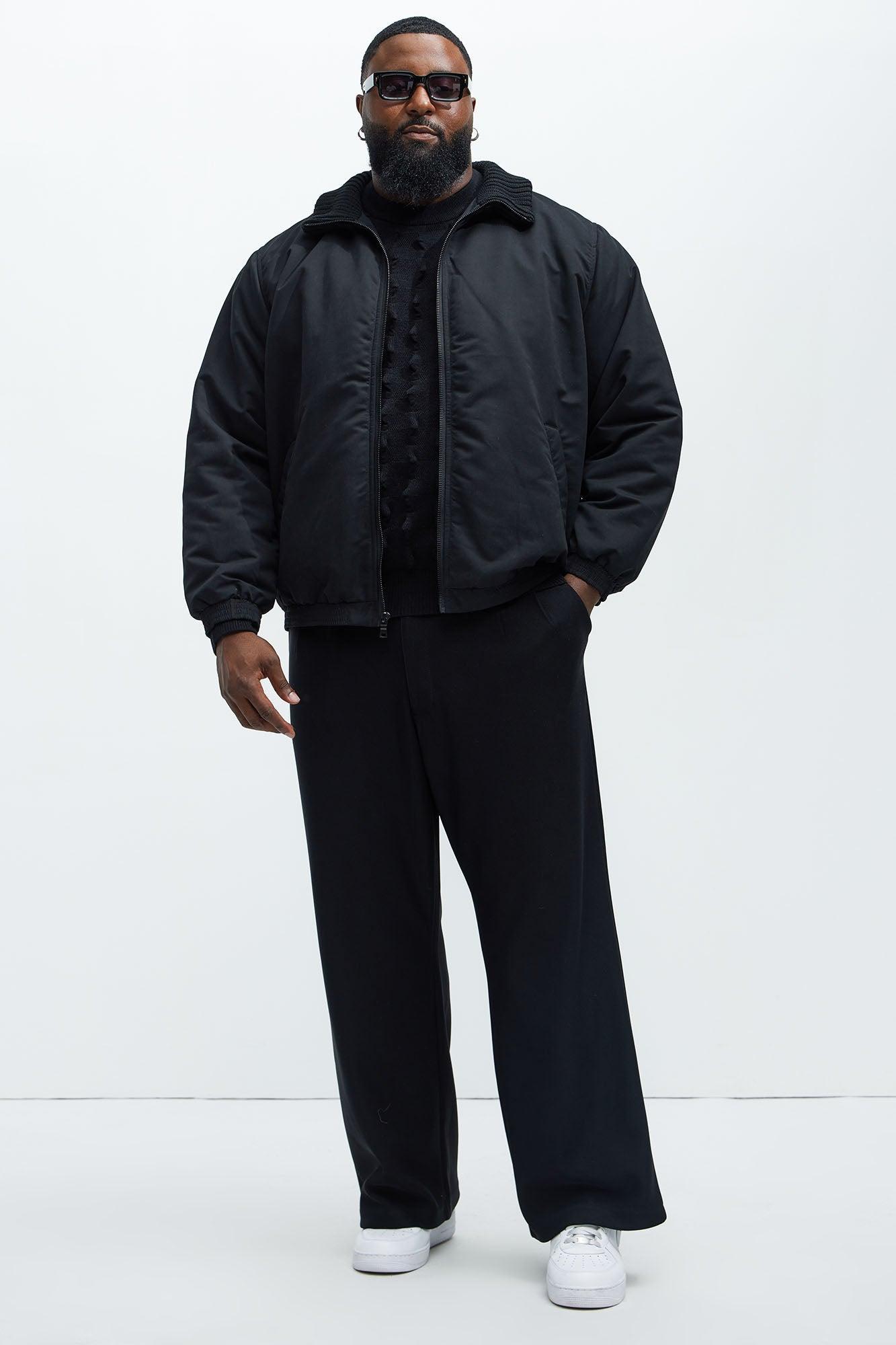 Back To U Bomber Jacket - Black Product Image
