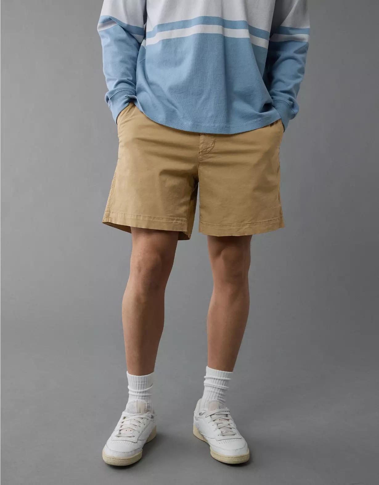 AE 7" Flex Khaki Short Product Image
