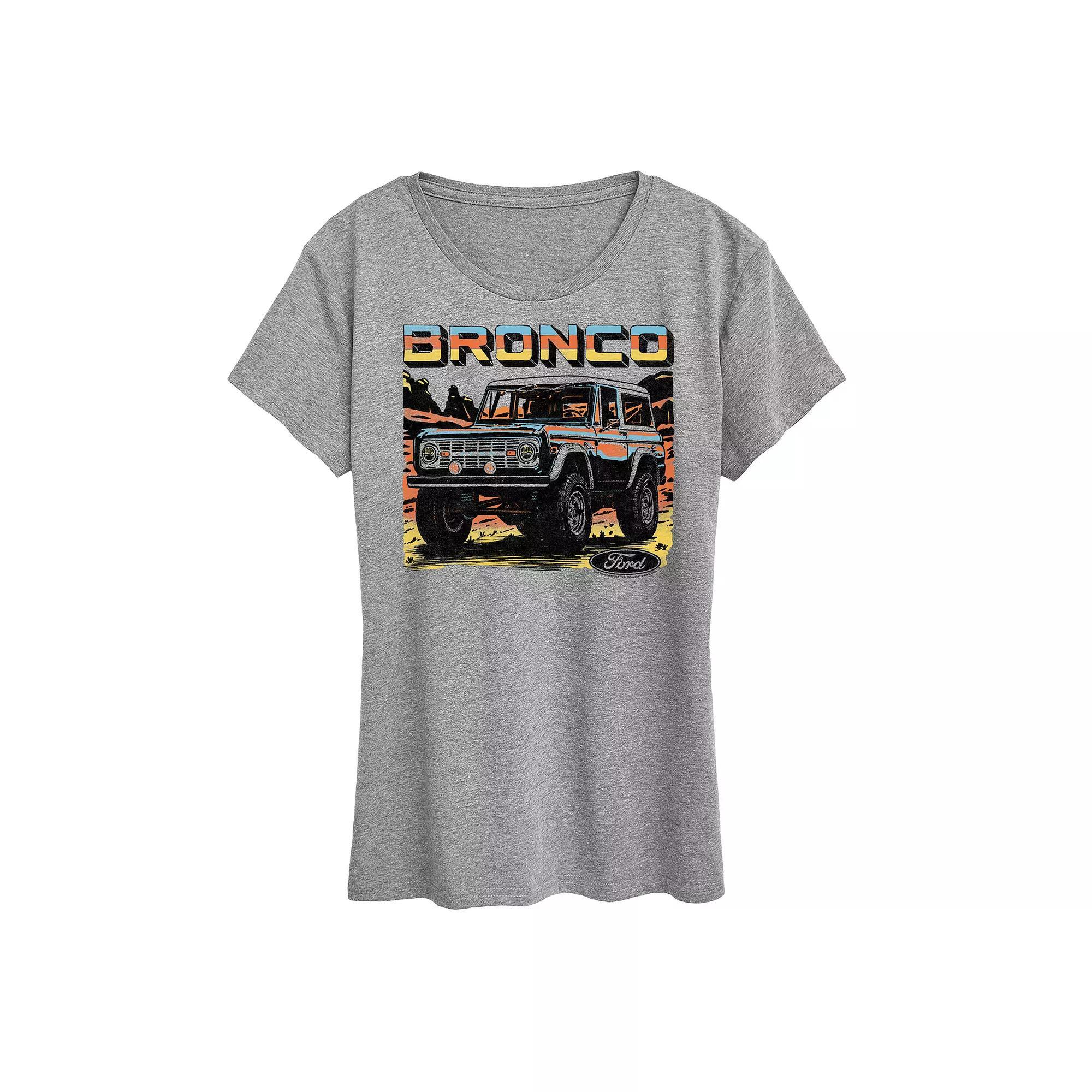 Women's Ford Bronco Illustration Graphic Tee,  Product Image