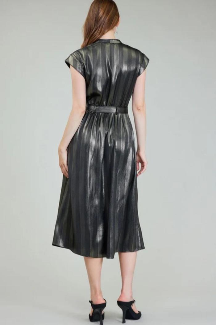 Midi Dress with belt Product Image