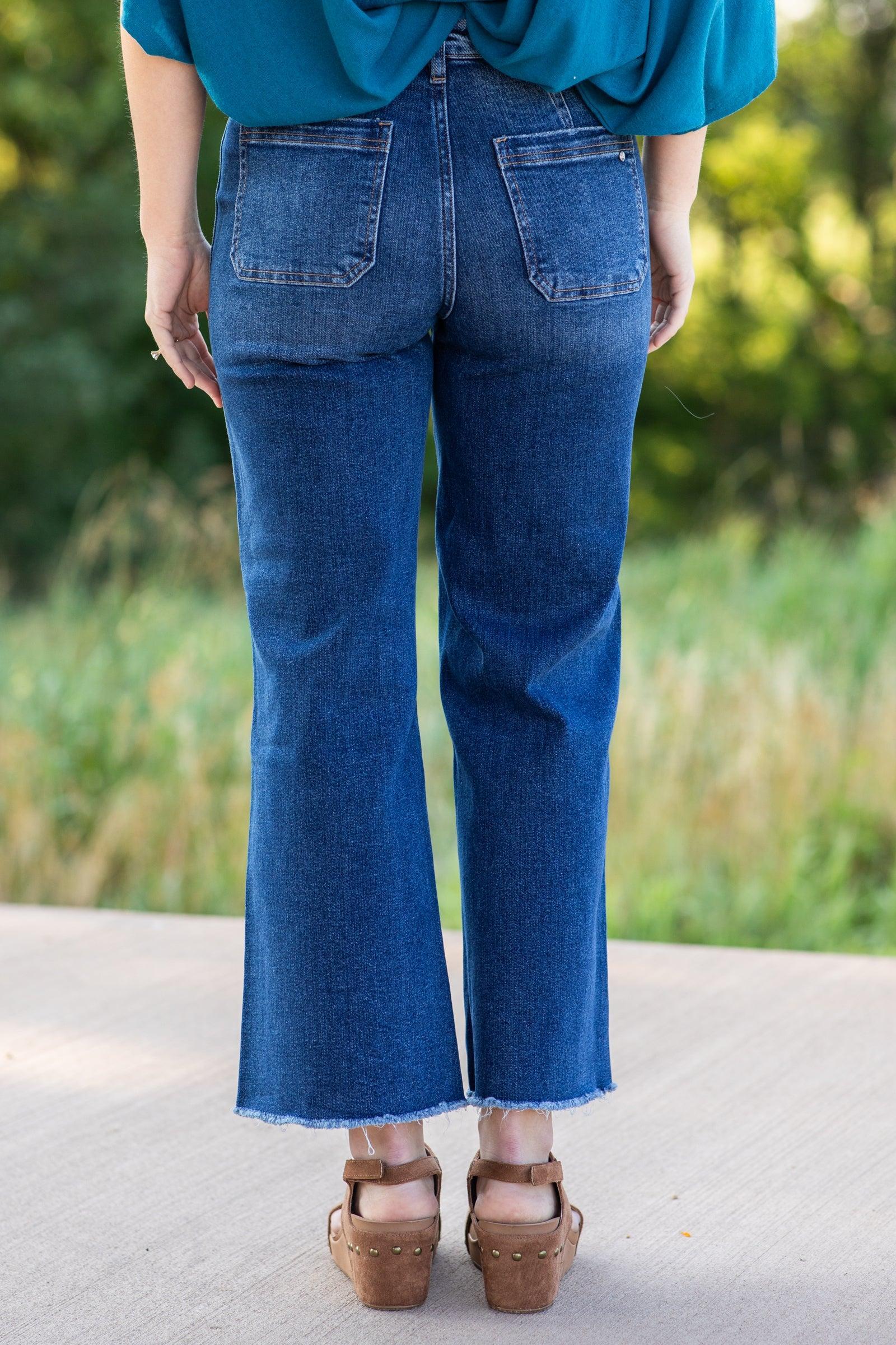 Mica High Rise Crop Wide Leg Jean Product Image