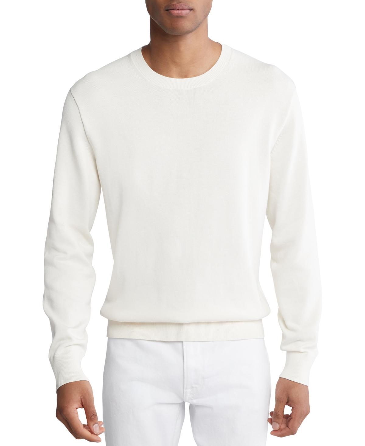 Calvin Klein Mens Long Sleeve Supima Cotton Crewneck Sweater Product Image