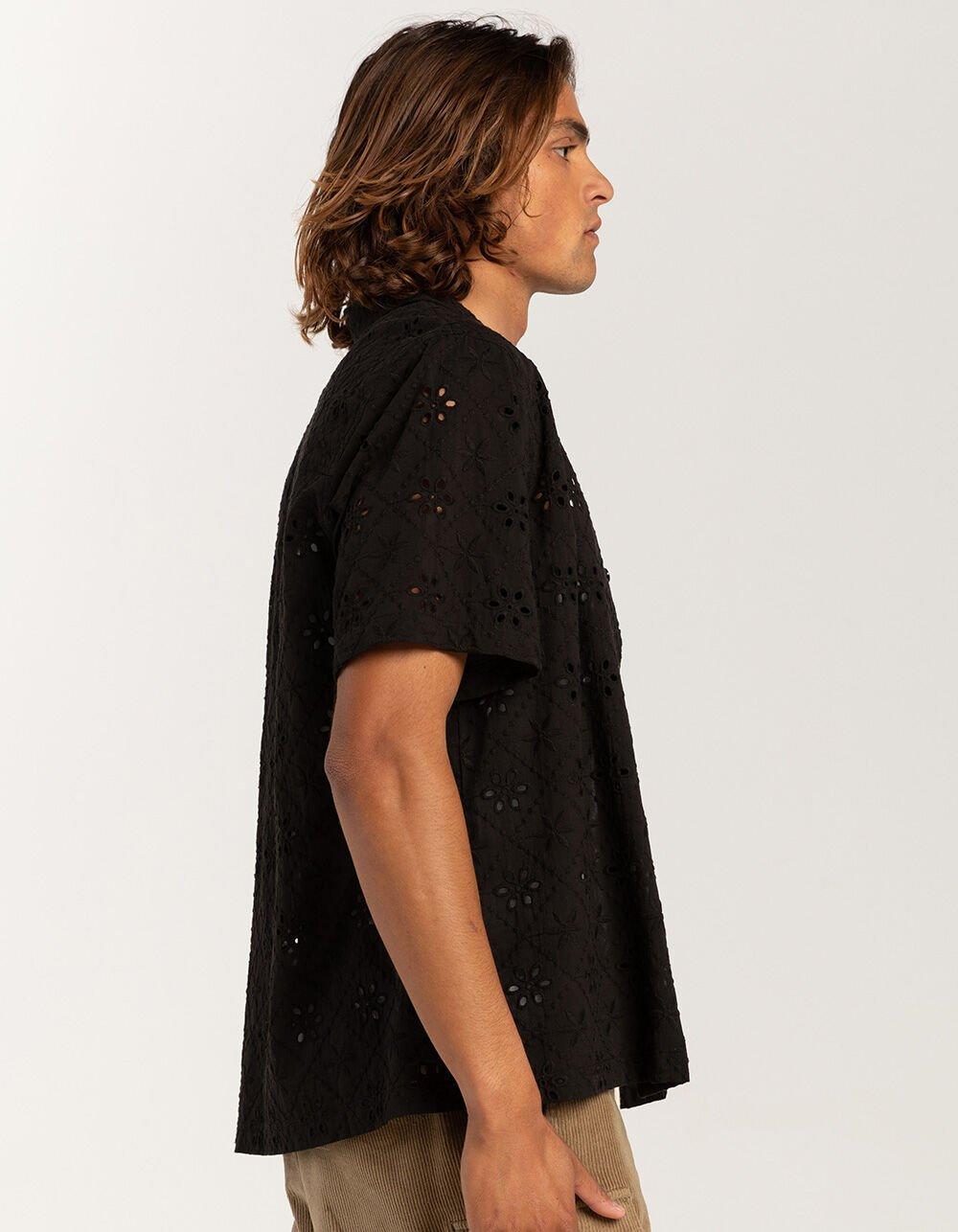 RSQ Mens Eyelet Camp Shirt Product Image