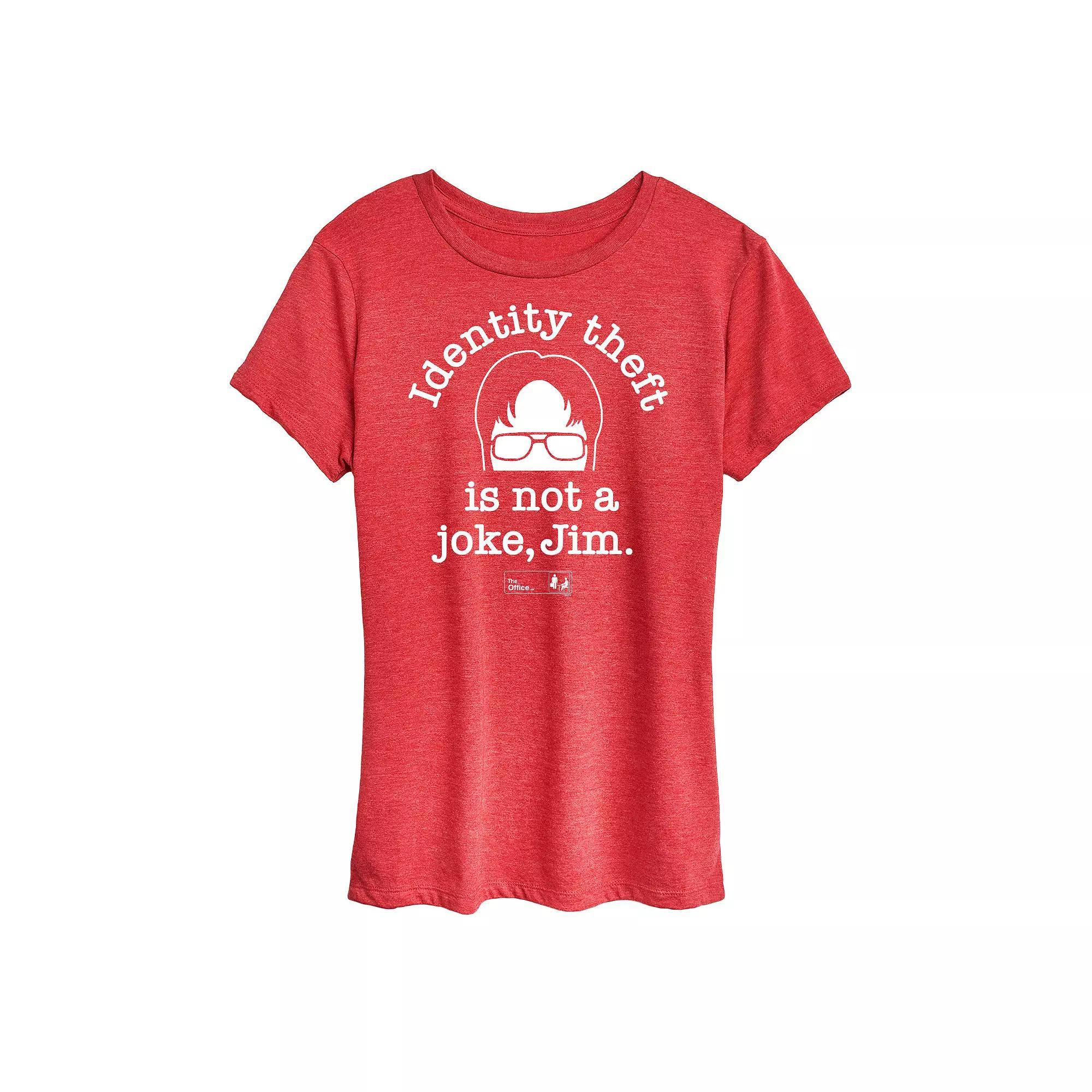 Women's The Office Identity Theft Graphic Tee,  Product Image