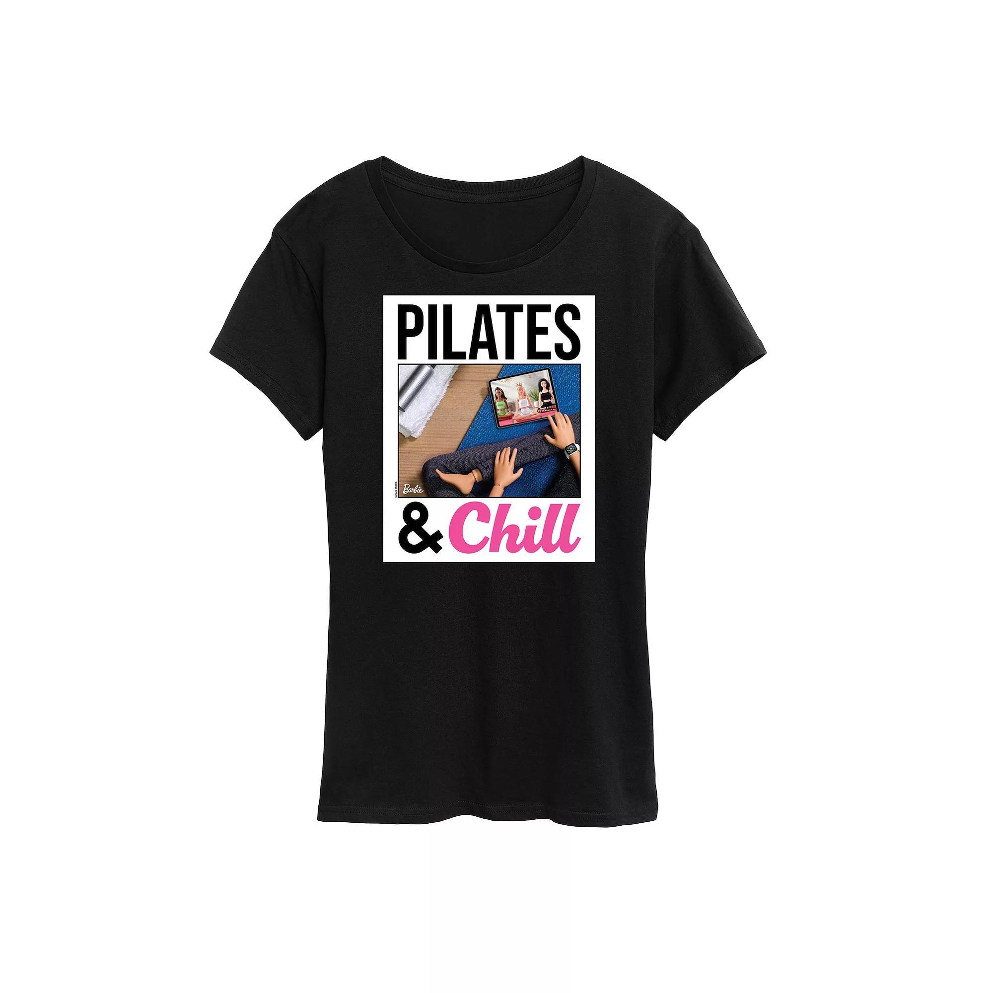 Women's Barbie® Pilates And Chill Graphic Tee,  Product Image