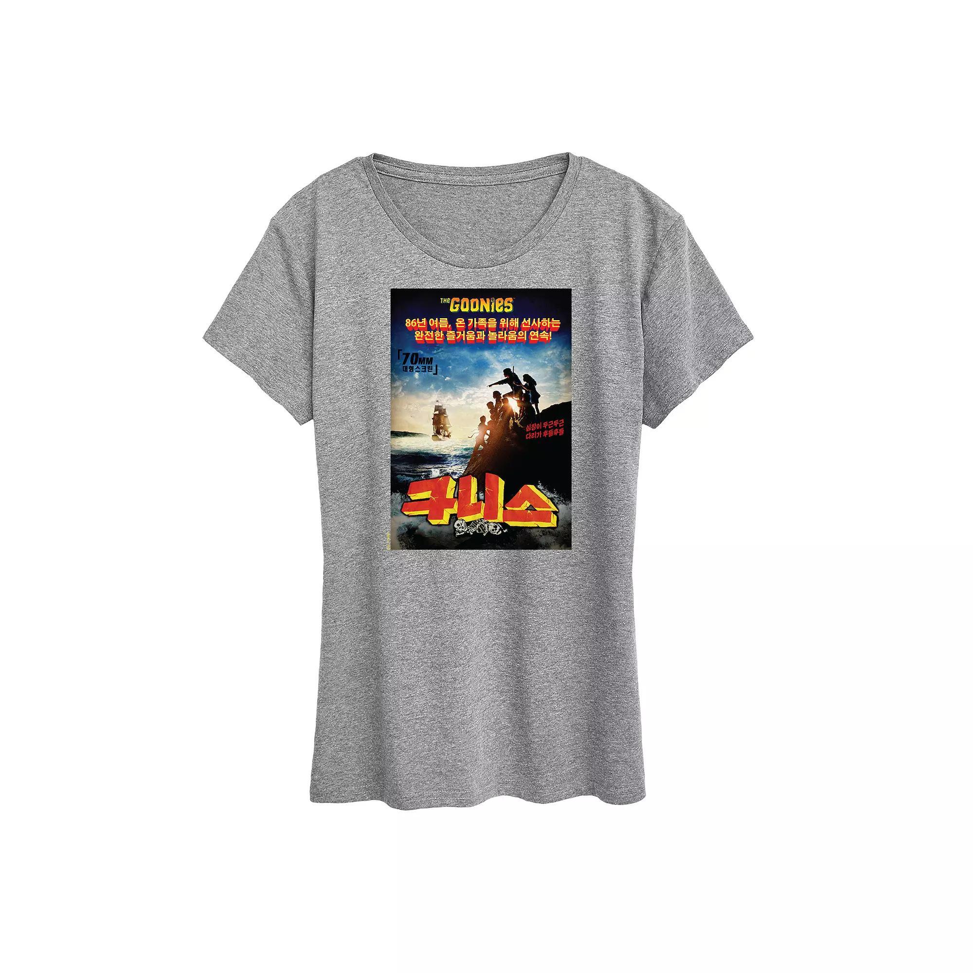 Women's The Goonies Korean Poster Graphic Tee,  Product Image