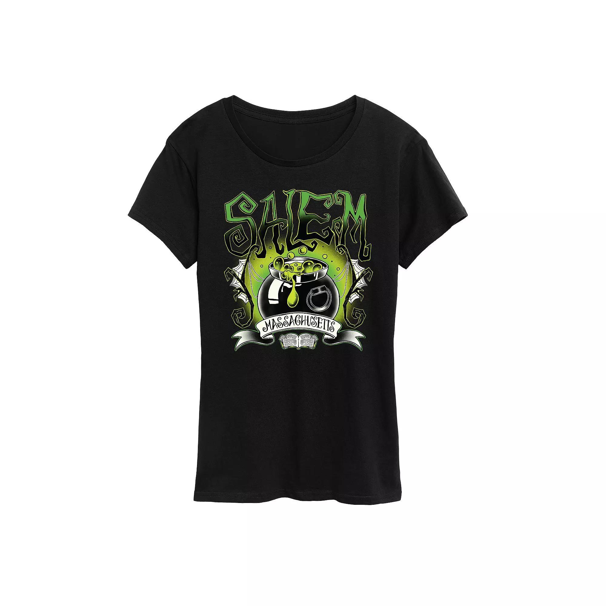 Women's Salem Witchy Collegiate Graphic Tee,  Product Image