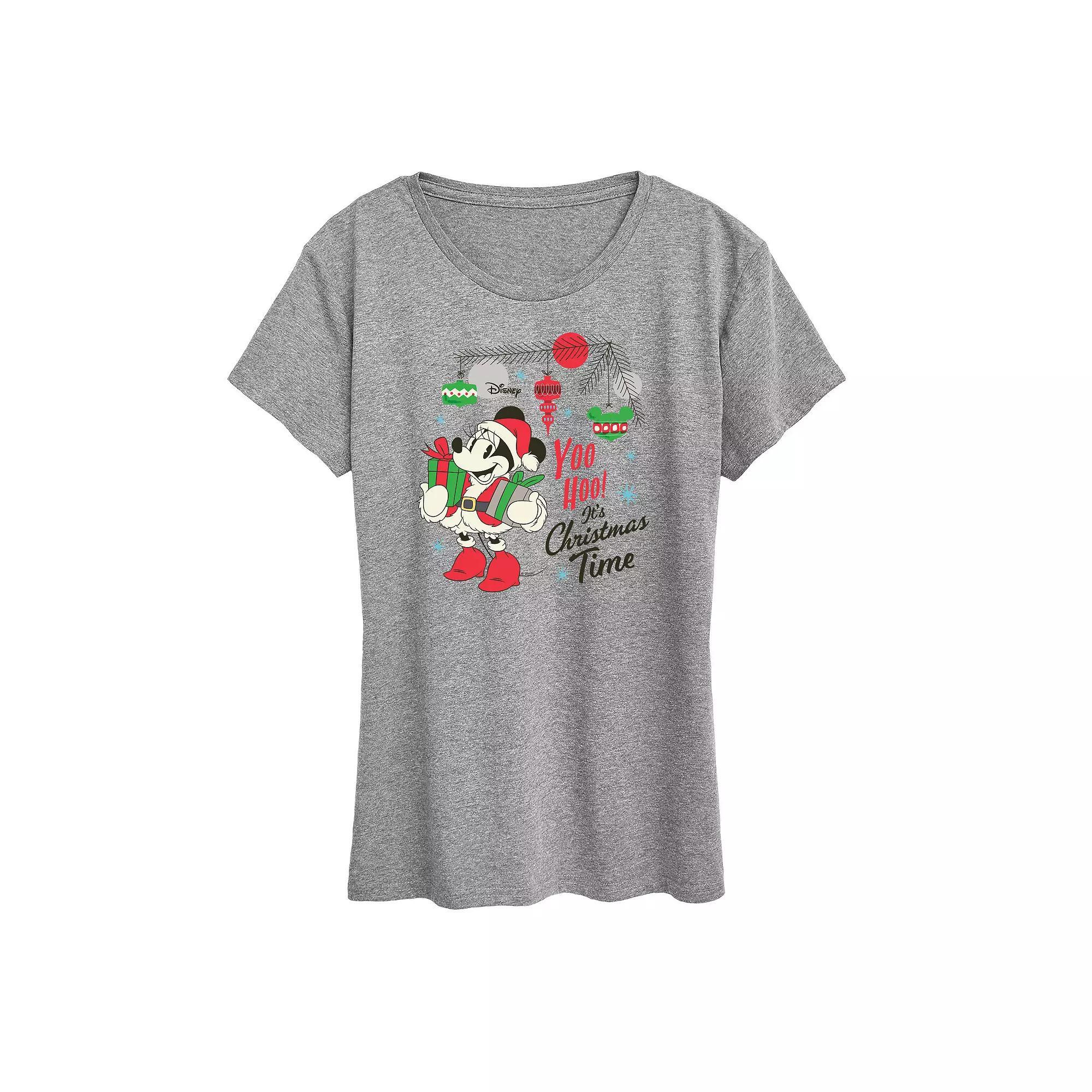 Disney's Minnie Mouse Women's Yoo Hoo Graphic Tee, Girl's,  Product Image