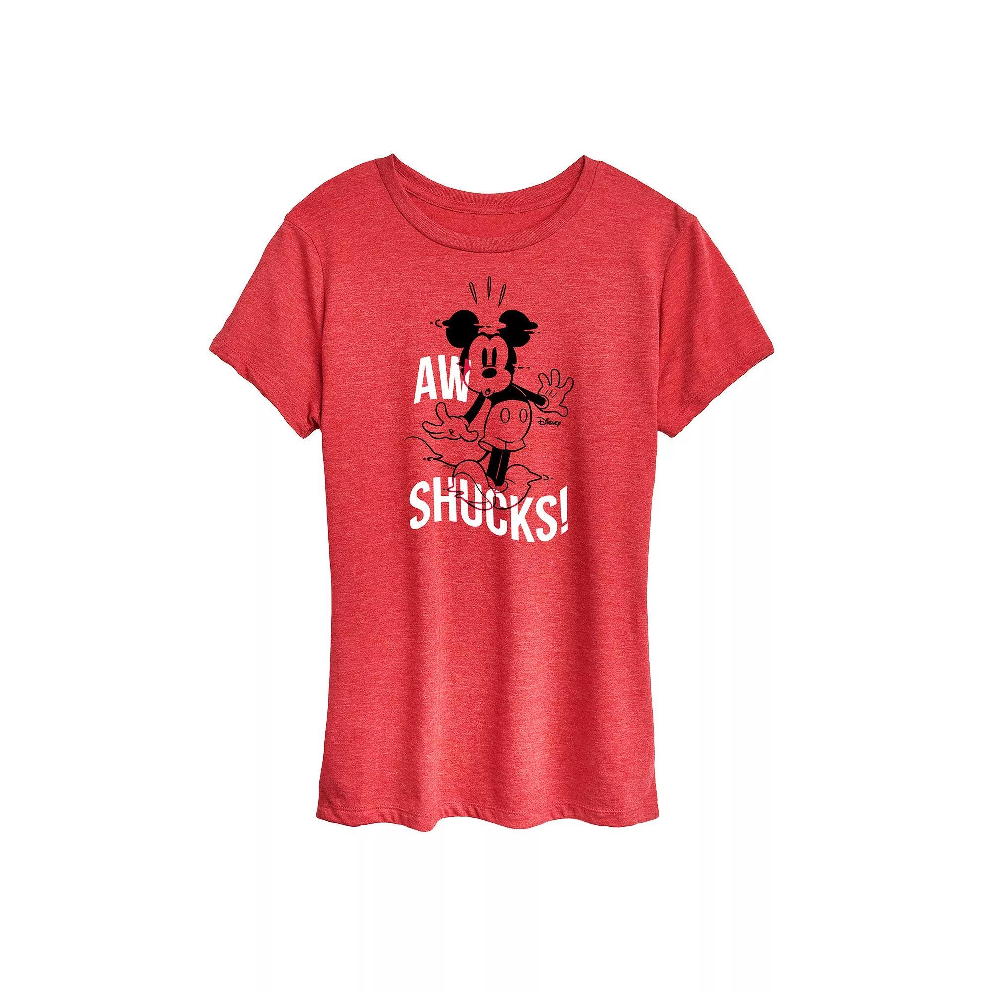 Disney's Mickey Mouse Women's Ah Shucks Graphic Tee,  Product Image