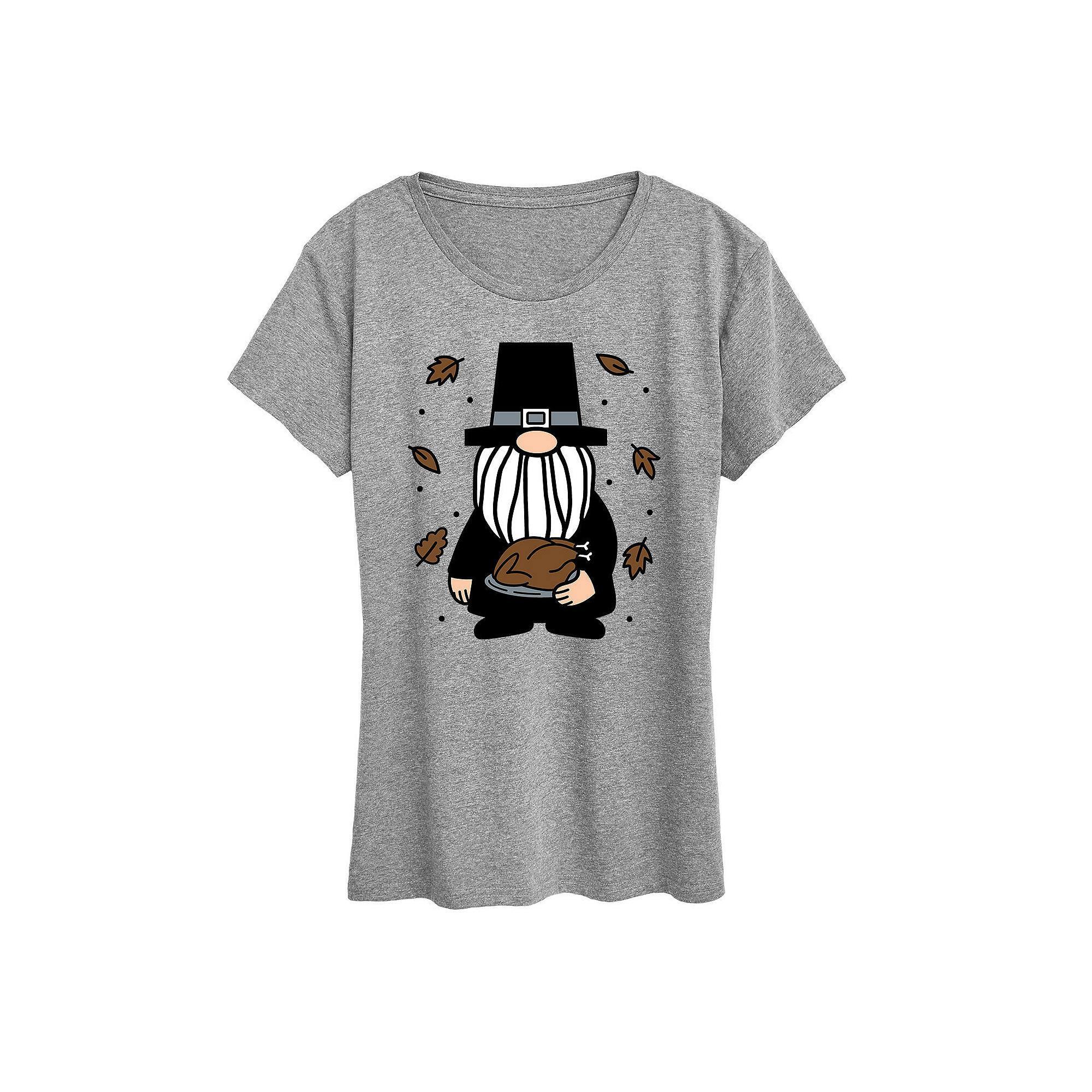 Women's Pilgrim Gnome Graphic Tee,  Product Image