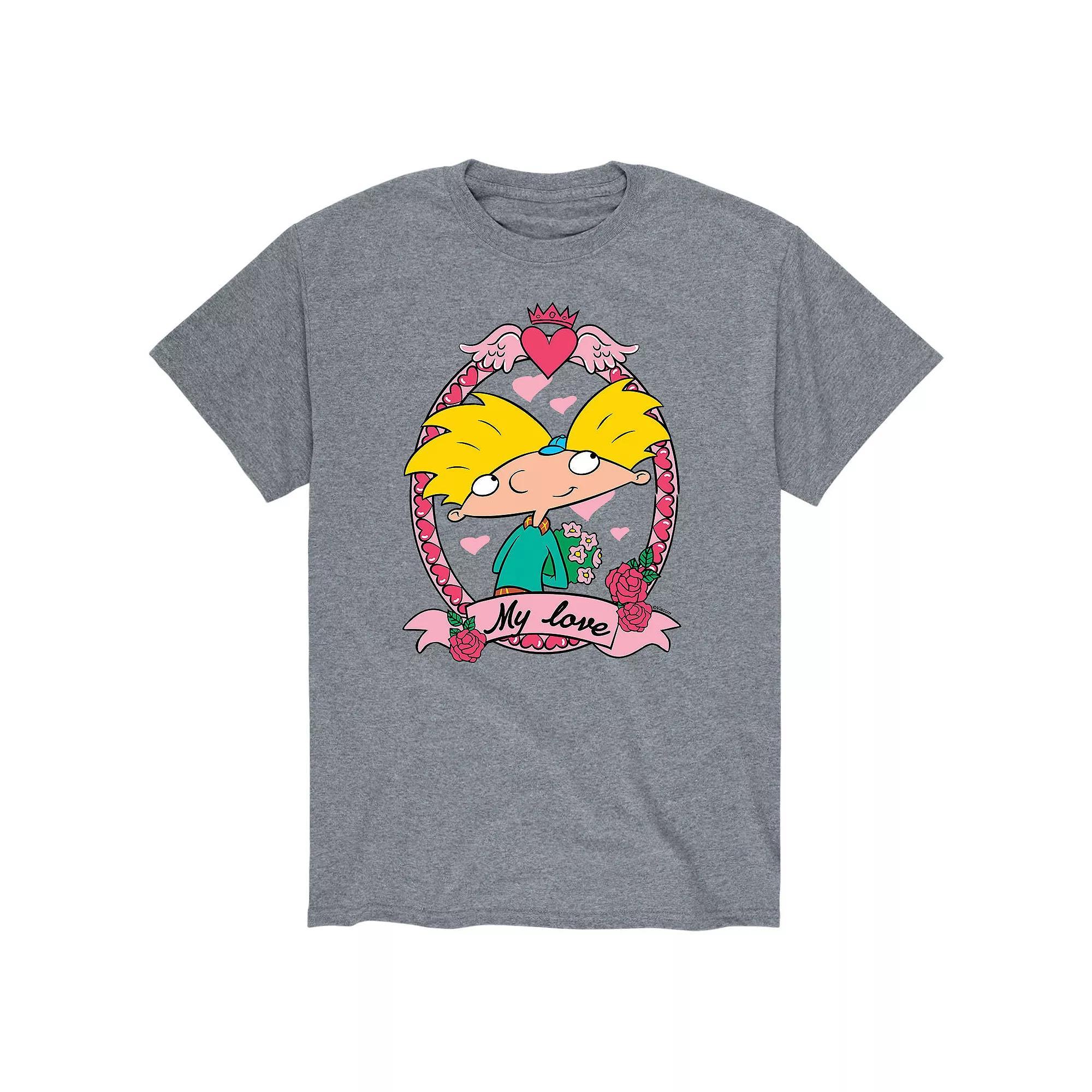 Men's Hey Arnold! Valentines My Love Tee,  Product Image