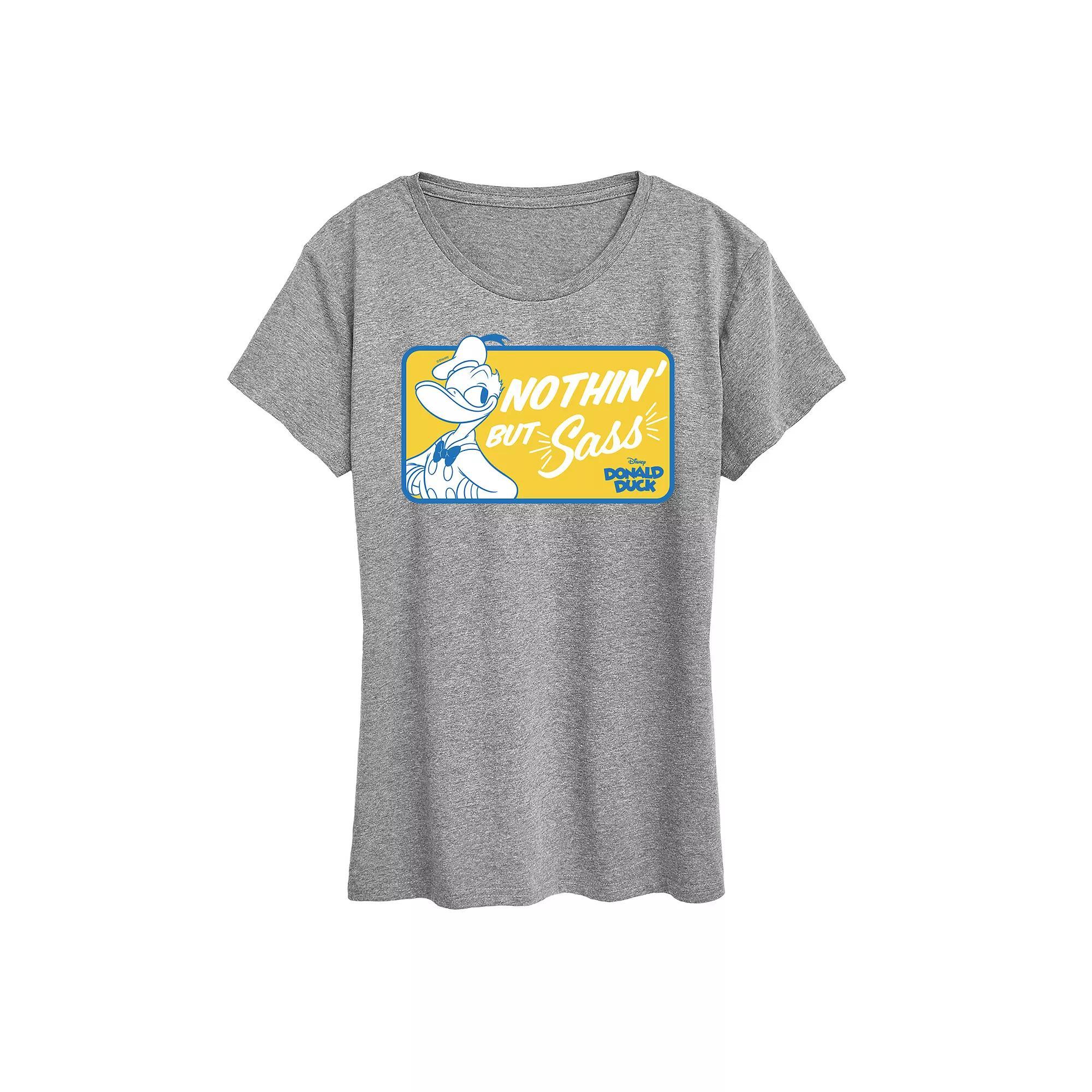 Disney's Donald Duck Women's Nothin' But Sass Graphic Tee,  Product Image